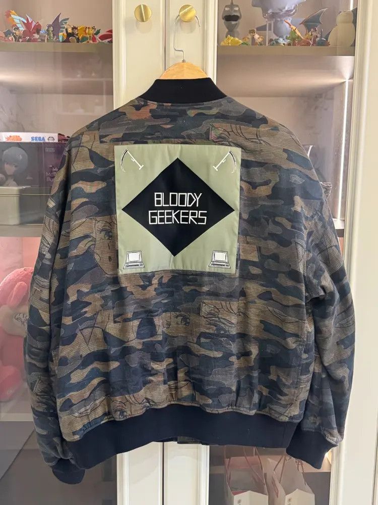 Undercover Sz 2 Undercover 19SS Bloody Geekers Bomber-2505 Size US M / EU 48-50 / 2 - 2 Thumbnail