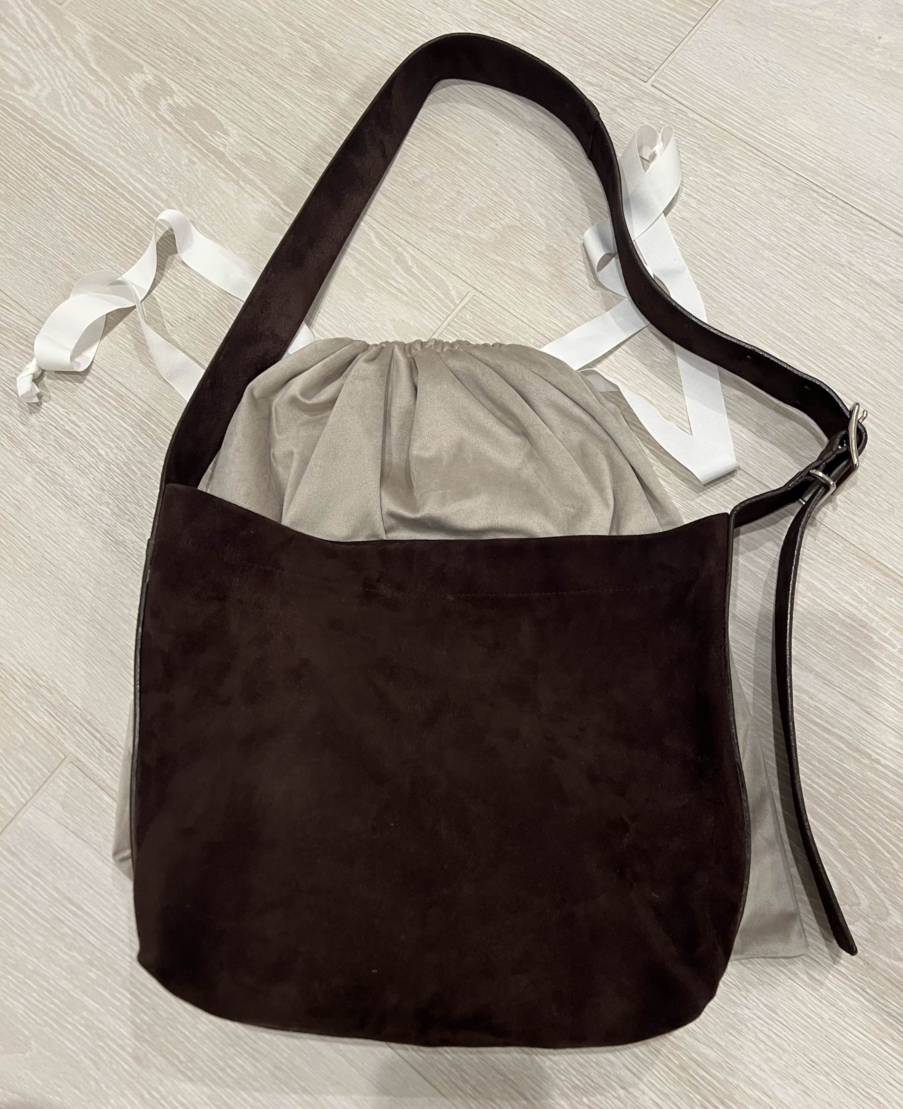 Vuja De Theo Suede Leather Affix Bag
