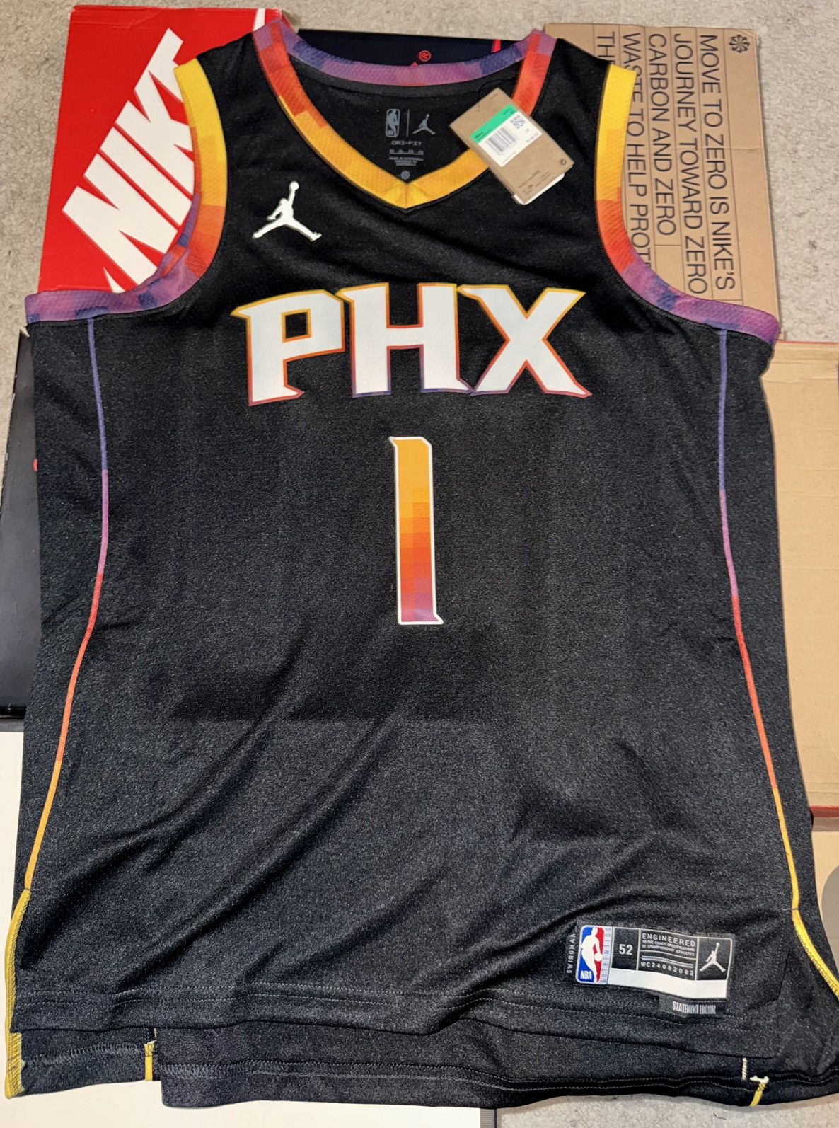 Jordan Brand Jordan NBA Phoenix Suns Devin Booker Statement Edition Size US XL / EU 56 / 4 - 1 Thumbnail