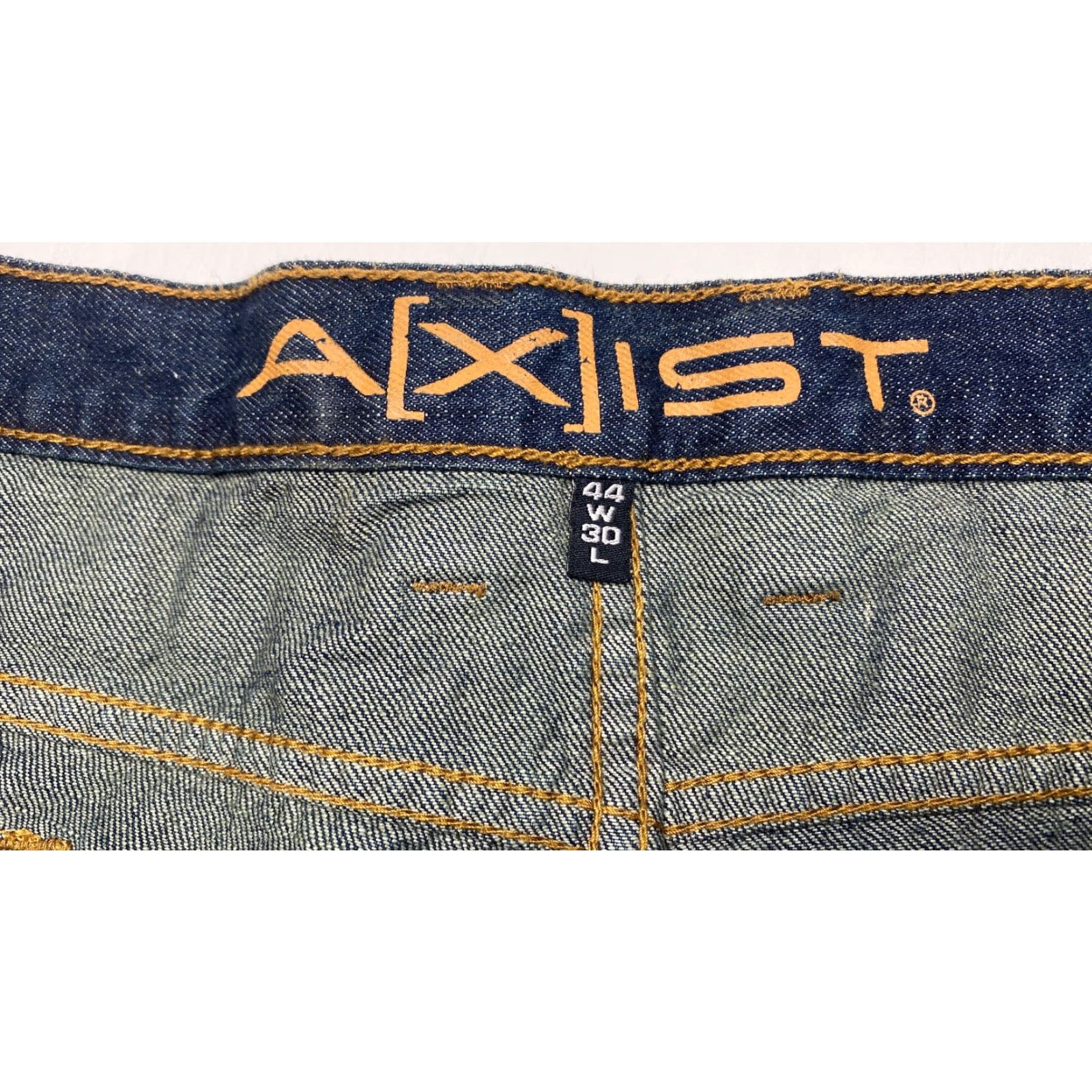 Denime VINTAGE NEW Mens Jeans 44x25 Axist Classic Blue Denim Relaxed Fit 100% Cotton NWT 7704 Size US 44 / EU 60 - 6 Thumbnail