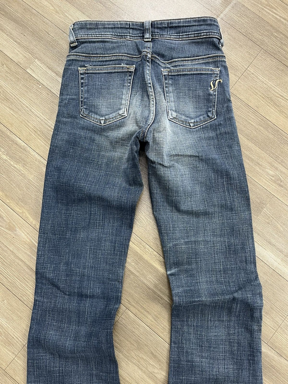 If Six Was Nine 2000s Something Edwin Flare Jeans High Street Japan Boot Cut Size US 26 / EU 42 - 16 Thumbnail