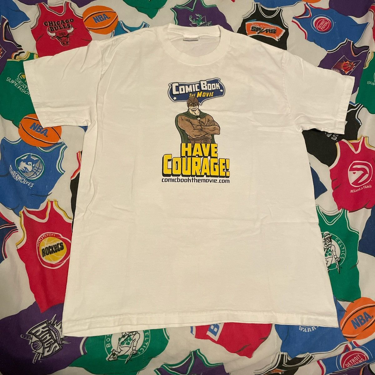 Vintage Y2K 2000s Comic Book The Movie Superhero Technology Tee Size US M / EU 48-50 / 2 - 1 Thumbnail