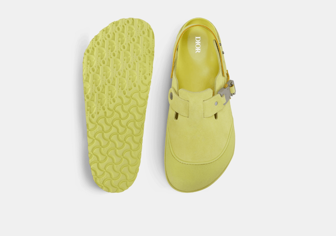 Birkenstock × Dior o1w1db10224 Dior By Birkenstock Tokio Mule in Pastel Yellow Size US 10 / EU 43 - 6 Thumbnail