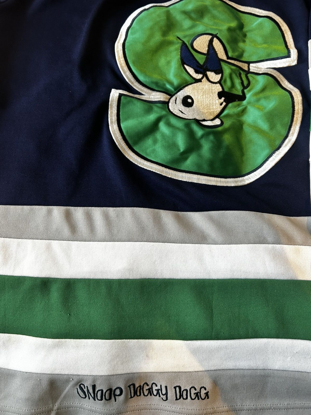 Rap Tees × Snoop Dogg Vintage Snoop Dogg Hip-Hop Rap Hockey Jersey Shirt Size US XXL / EU 58 / 5 - 3 Thumbnail