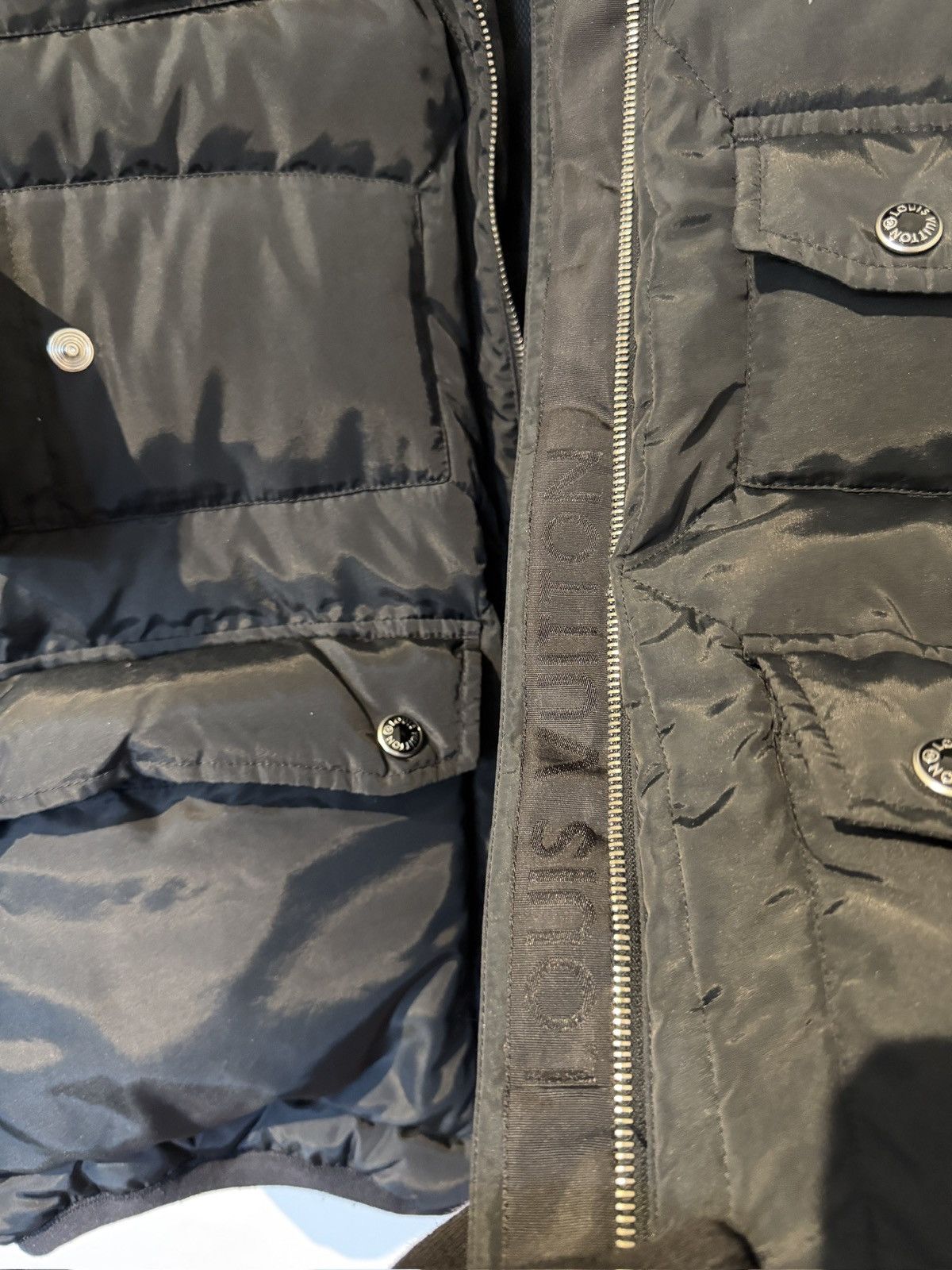 Louis Vuitton Louis Vuitton Damier Graphite Multi-Pocket Down Vest (Gilet) Size US L / EU 52-54 / 3 - 16 Thumbnail