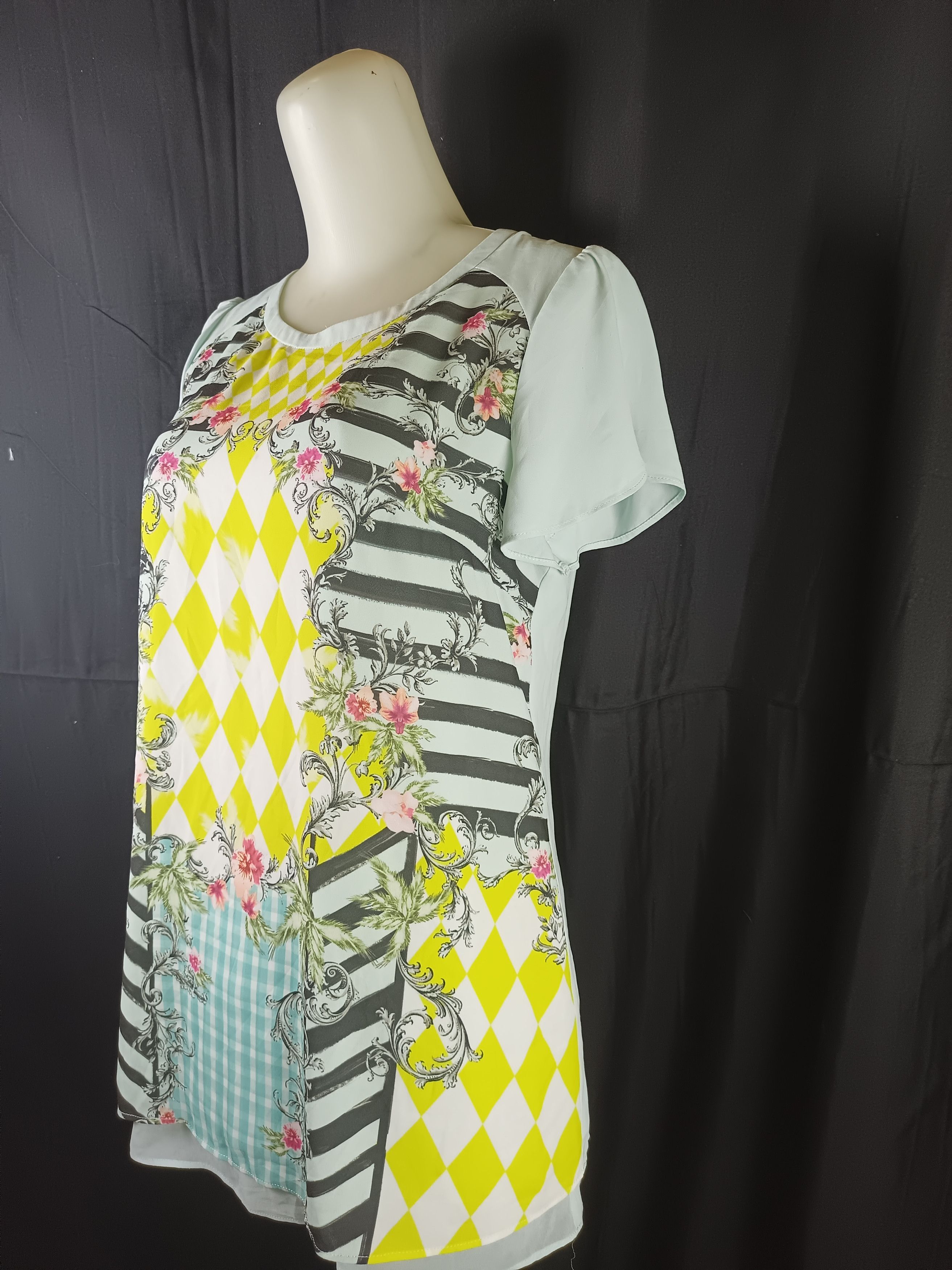 Other ISABEY DE PARIS Women's Dress Multicolor Floral Print Size XS / US 0-2 / IT 36-38 - 15 Thumbnail