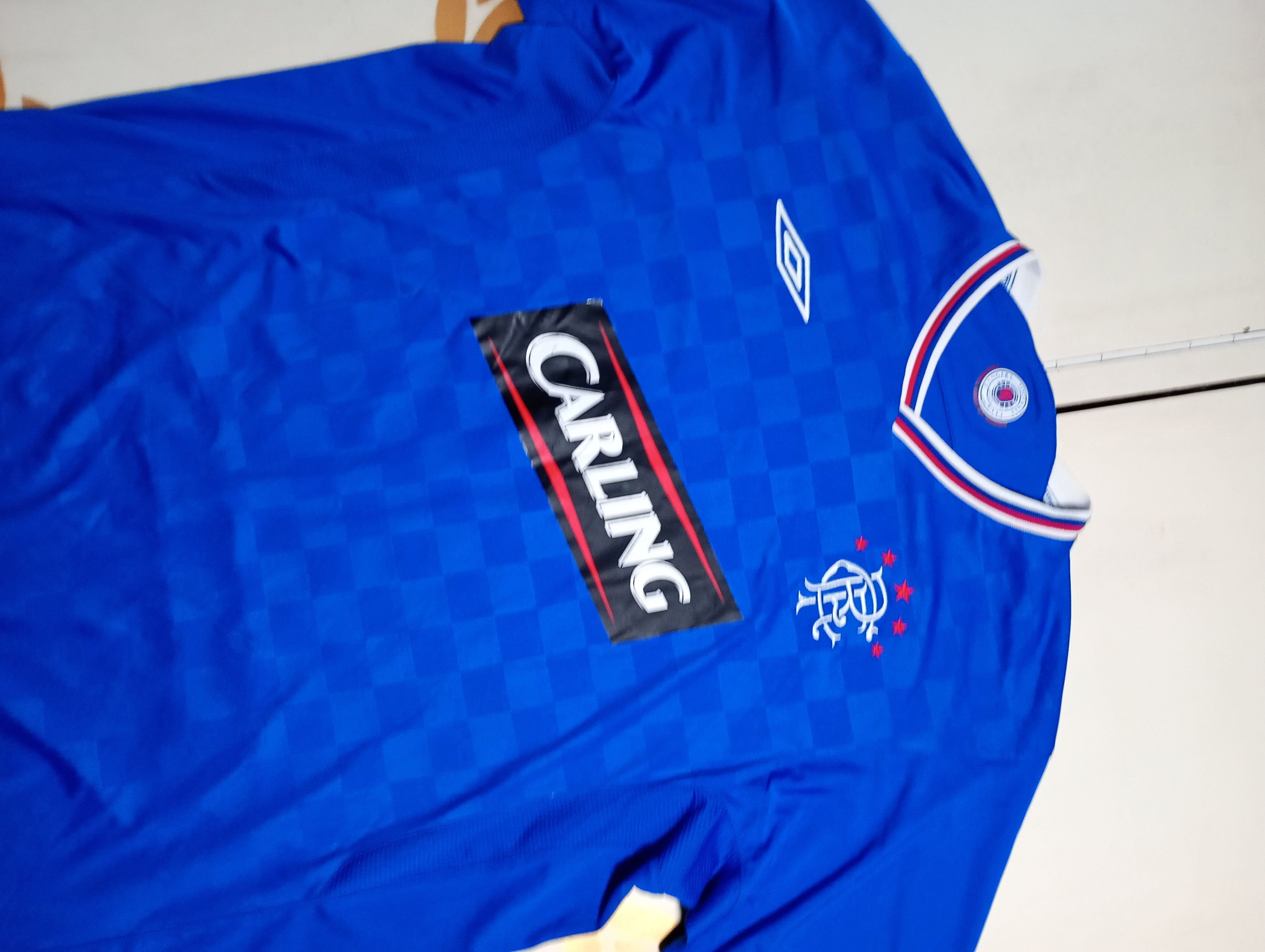 Umbro Umbro Glasgow Rangers Home Jersey 2009-2010 Size US L / EU 52-54 / 3 - 5 Thumbnail