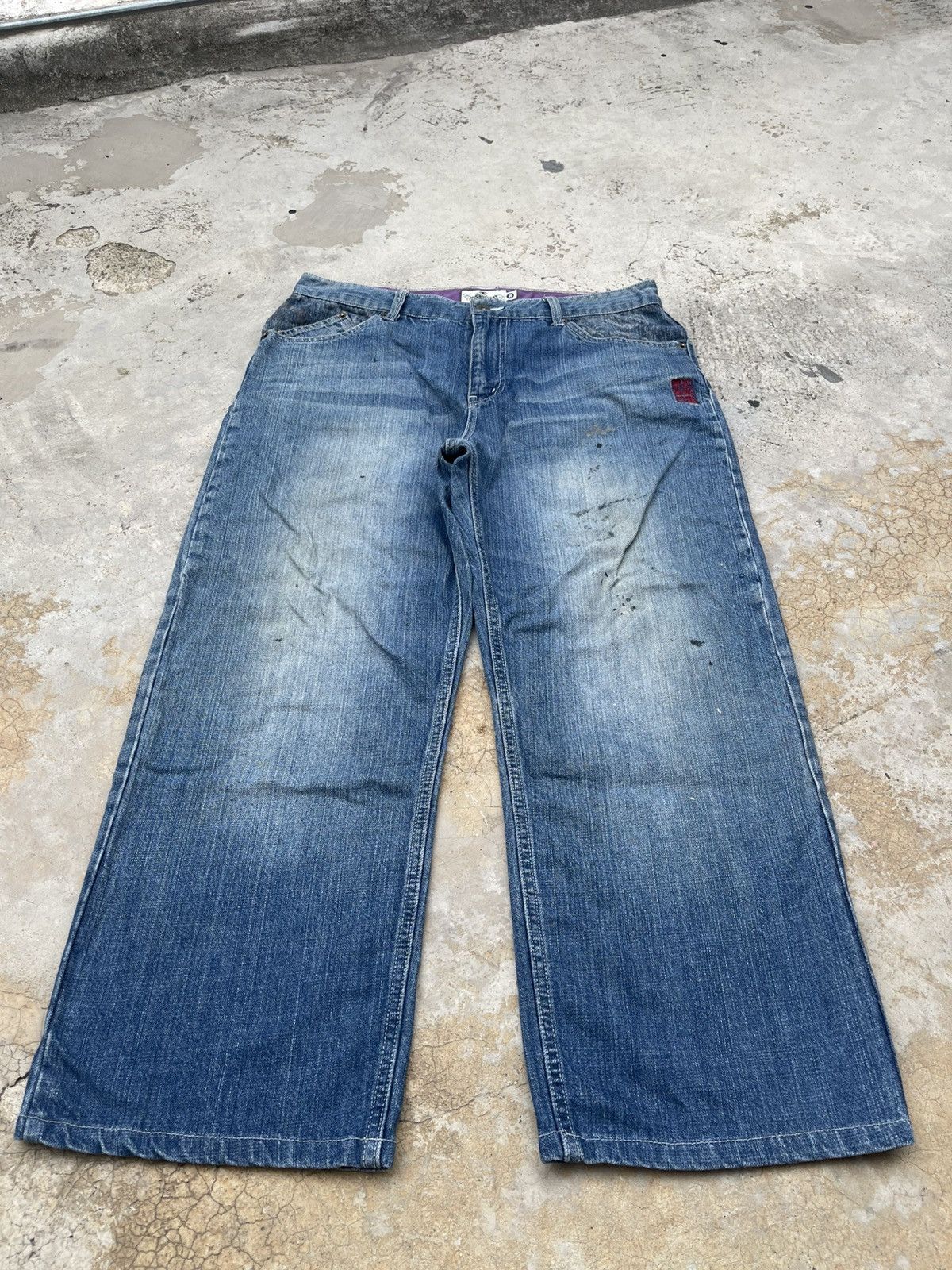 Karakuri Tamashii Karakuri Tamashii Japanese Embroidery Baggy Denim Jeans Size US 36 / EU 52 - 1 Thumbnail