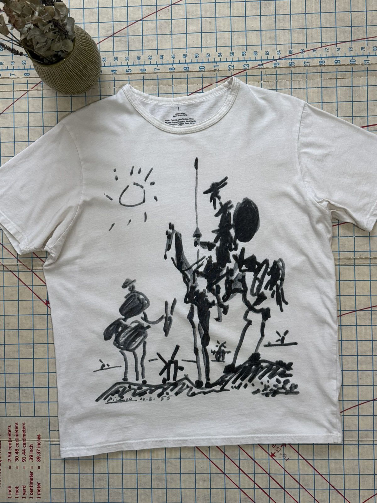 Other Pablo Picasso Don Quijote Art Graphic Tee Size US L / EU 52-54 / 3 - 2 Thumbnail