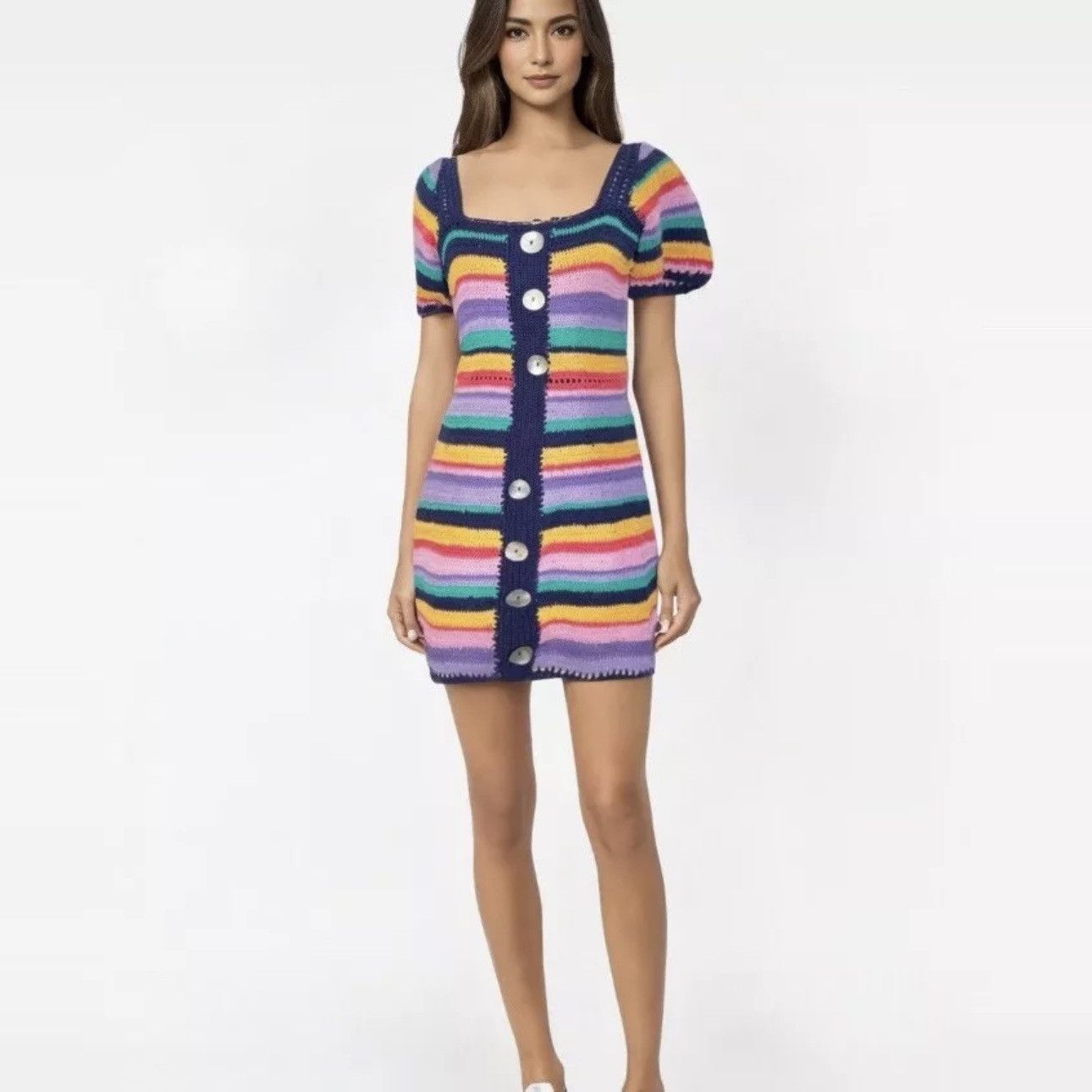 bright knit dress Billy Reid Cashmere Dolman Sweater Dress, Holiday Red