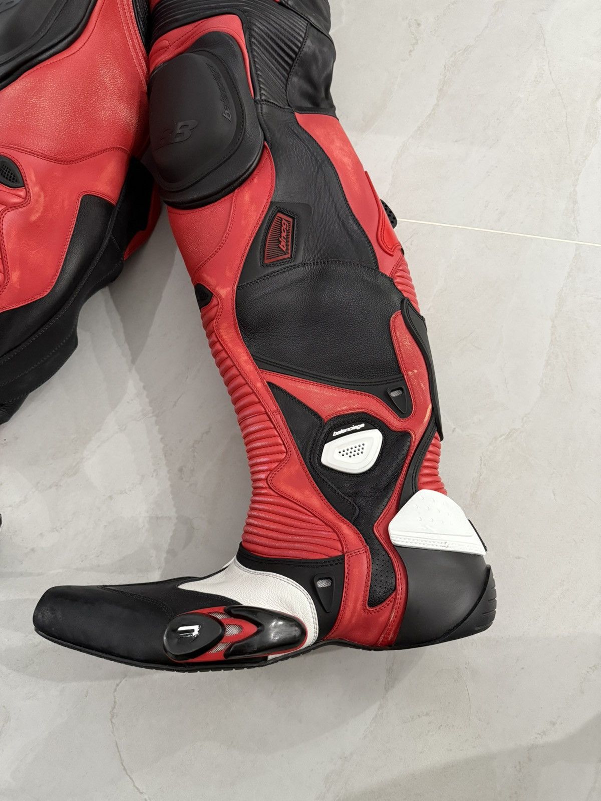 Balenciaga Balenciaga Full Leather Pants Motorcycle Boots Sz.43 Size US 10 / EU 43 - 7 Thumbnail