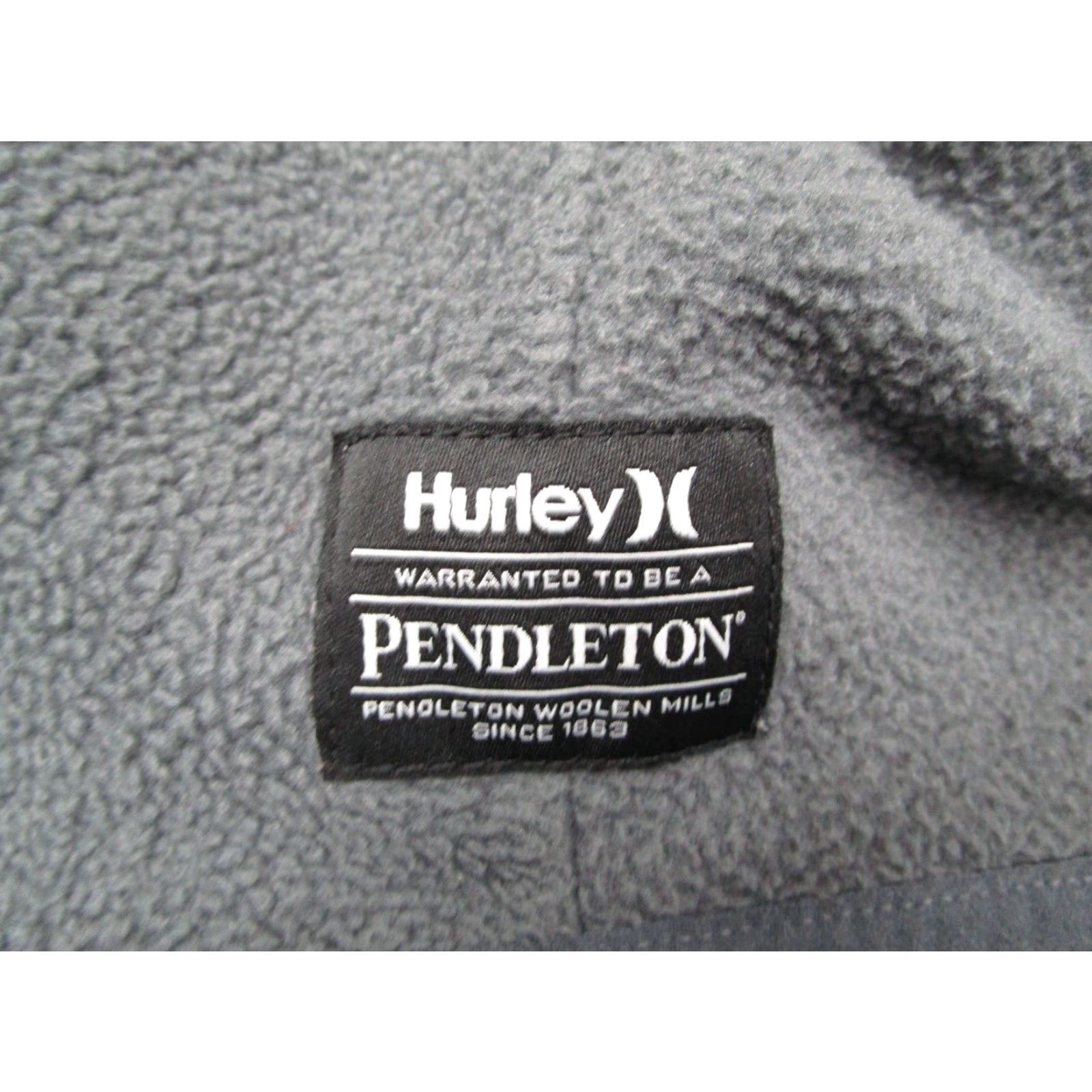Hurley Hurley Pendleton Jacket Mens 2XL Blue Fleece 1/4 Zip Sherpa Track Pullover Jacket Size US XXL / EU 58 / 5 - 4 Thumbnail