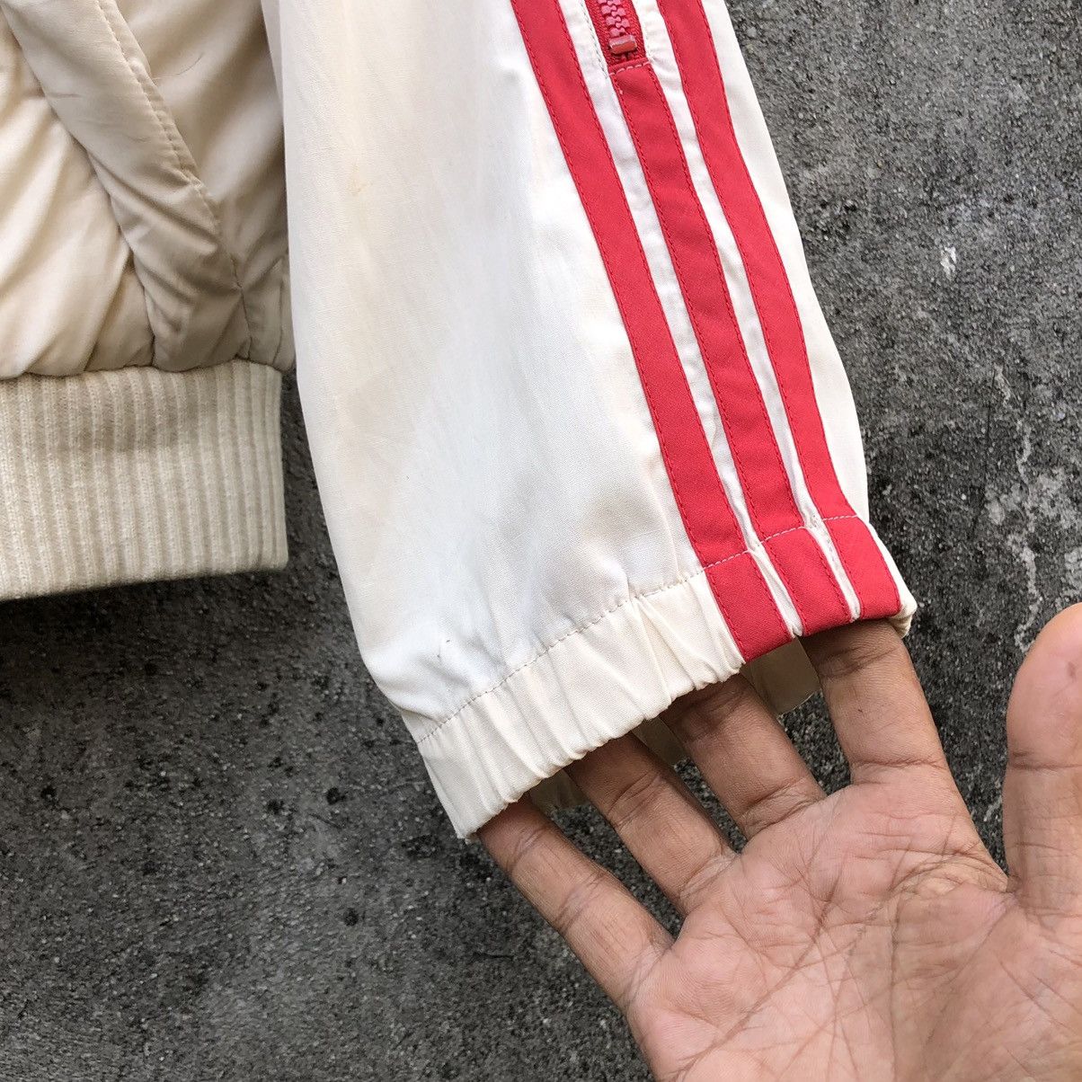 Adidas VTG 80s Adidas Descente Trefoil PufferJacket Pull in Sleeves Size US M / EU 48-50 / 2 - 15 Thumbnail