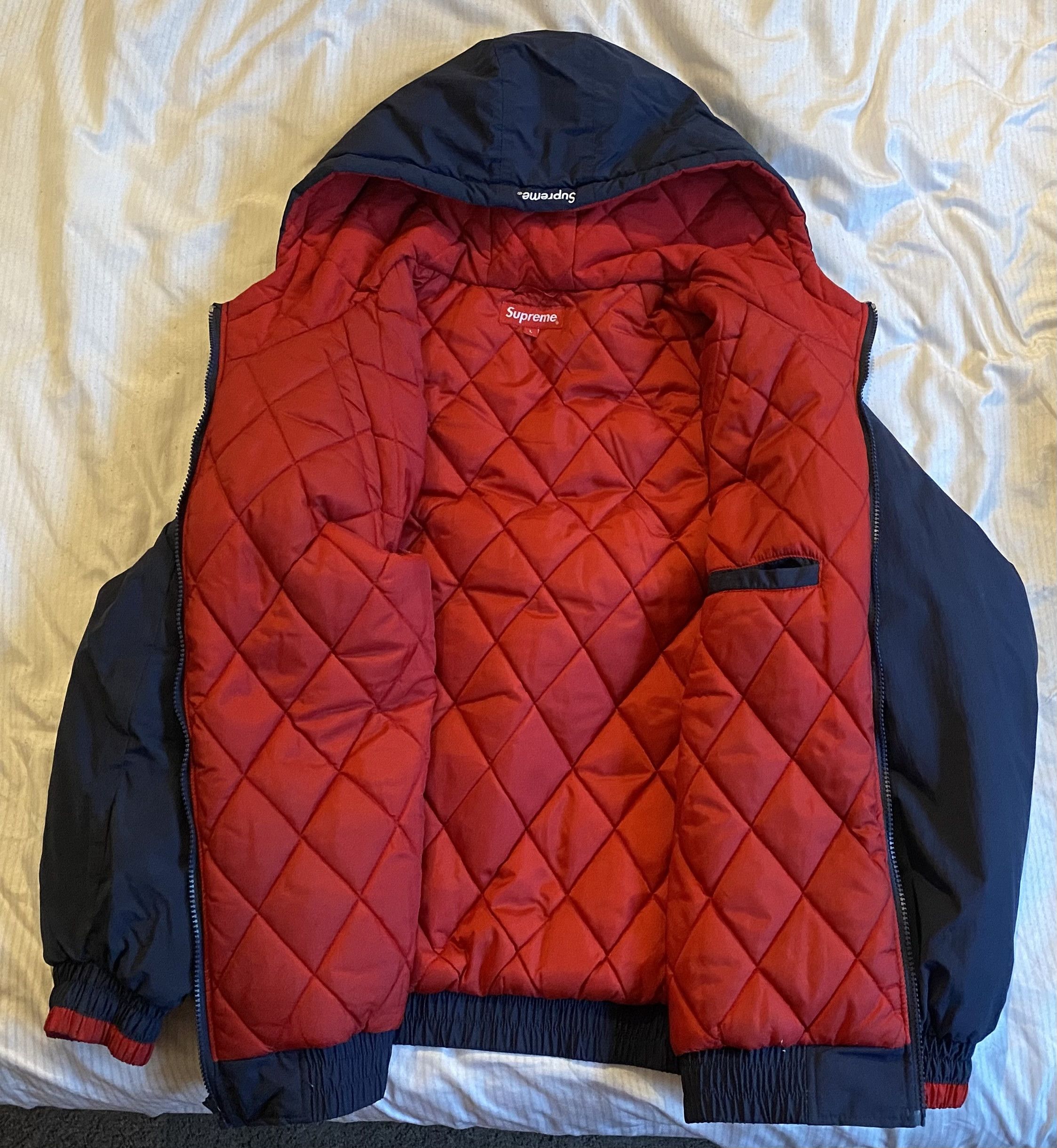 Supreme Supreme Sleeve Script Sideline Bomber Size US L / EU 52-54 / 3 - 2 Thumbnail