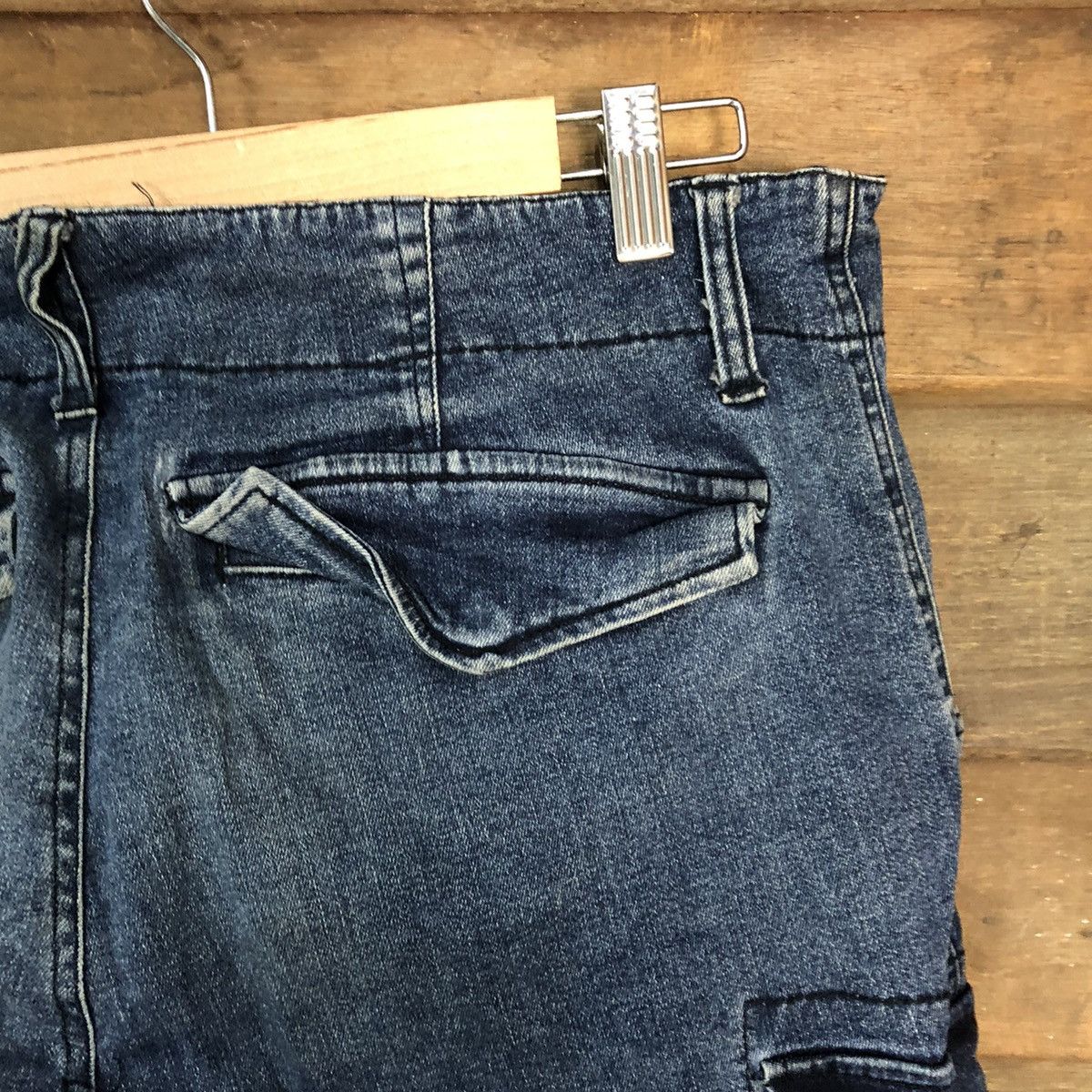 Hummel Hummer Blue Cargo Multipocket tactical denim Pants #7379 Size US 34 / EU 50 - 18 Thumbnail