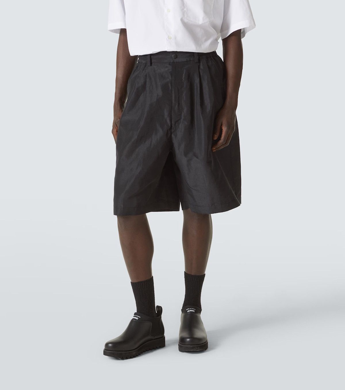 Comme des Garcons Homme Comme des Garçons Homme Linen-blend shorts Size US 30 / EU 46 - 1 Thumbnail