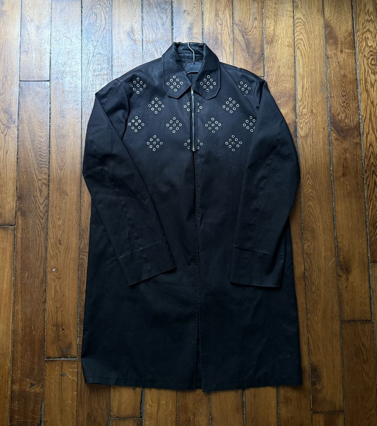 Raf Simons Raf Simons 16ss eyelet long coat Size US M / EU 48-50 / 2 - 1 Thumbnail