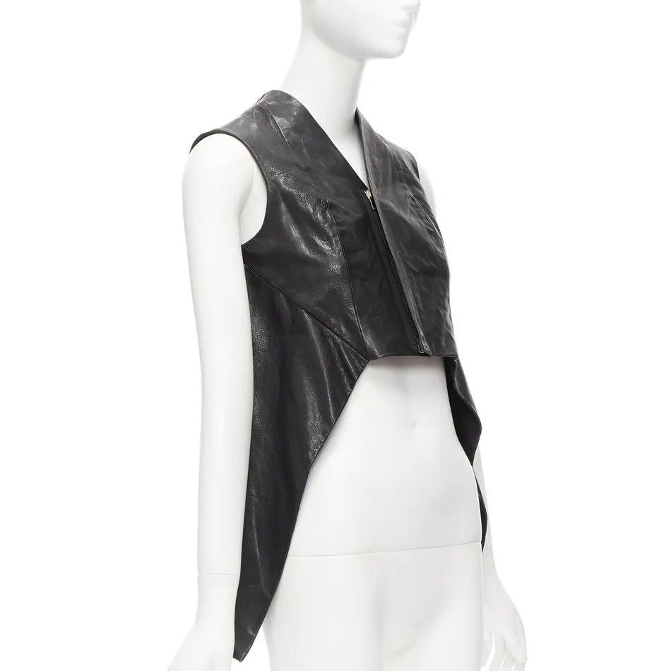 Rick Owens Rick Owens SS11 Anthem Leather Vest Size XS / US 0-2 / IT 36-38 - 1 Thumbnail