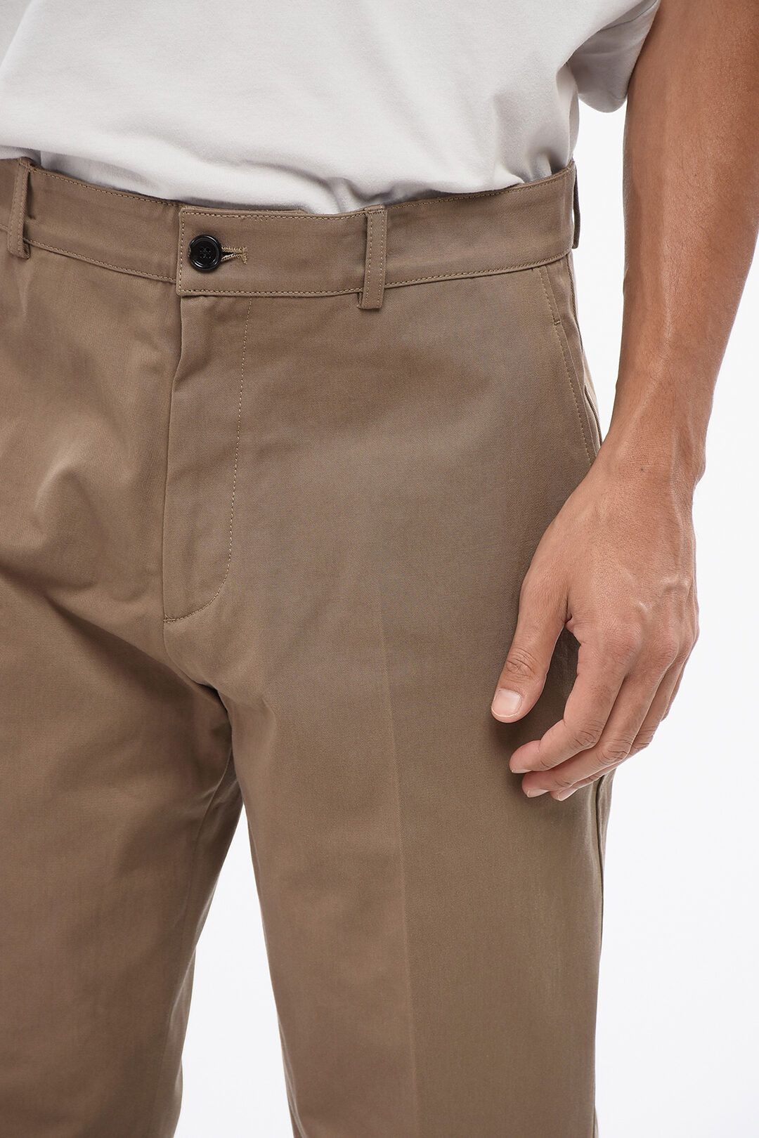 Burberry og1mm1125 Straight Leg Chino Pant in Beige Size US 30 / EU 46 - 3 Thumbnail