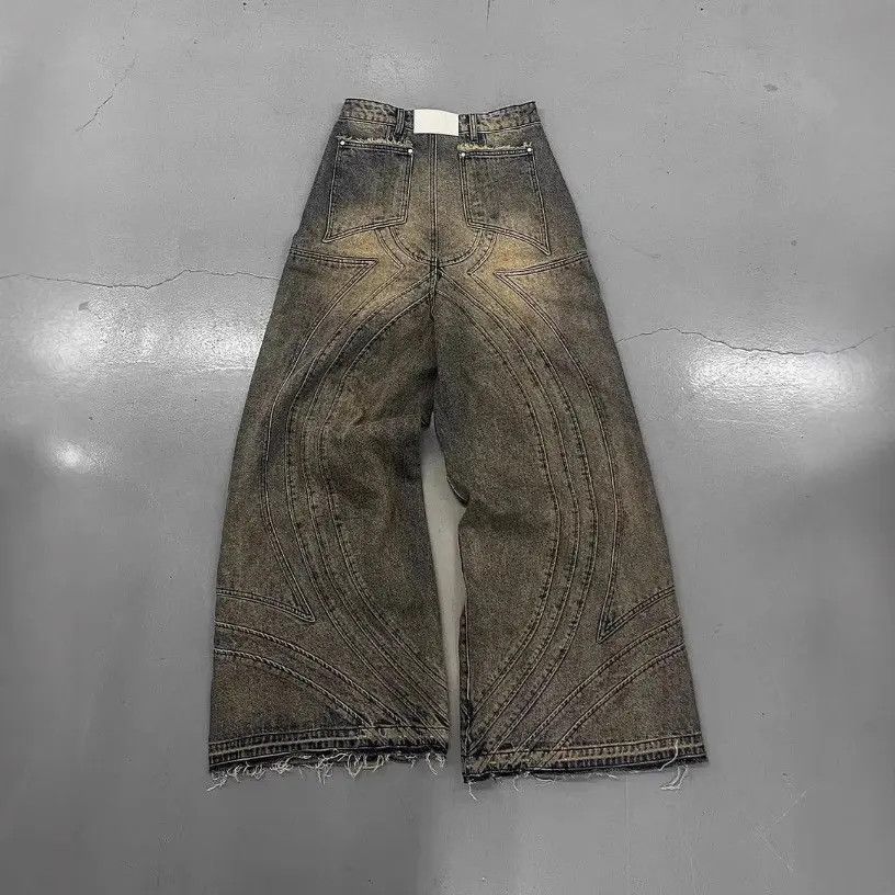 Japanese Brand Retro loose y2k high street jeans Size US 32 / EU 48 - 1 Thumbnail