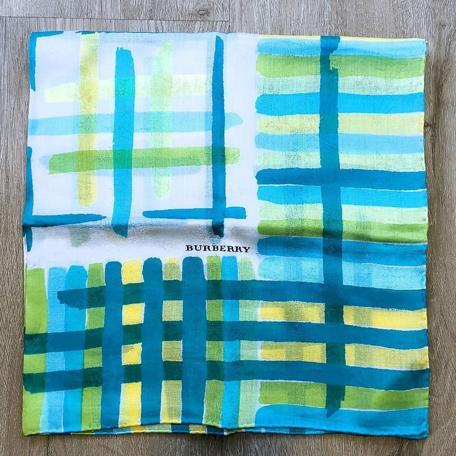 Burberry Burberry WaterColor Style - Handkerchief Scarf [58cm x 58cm] Size ONE SIZE - 3 Thumbnail