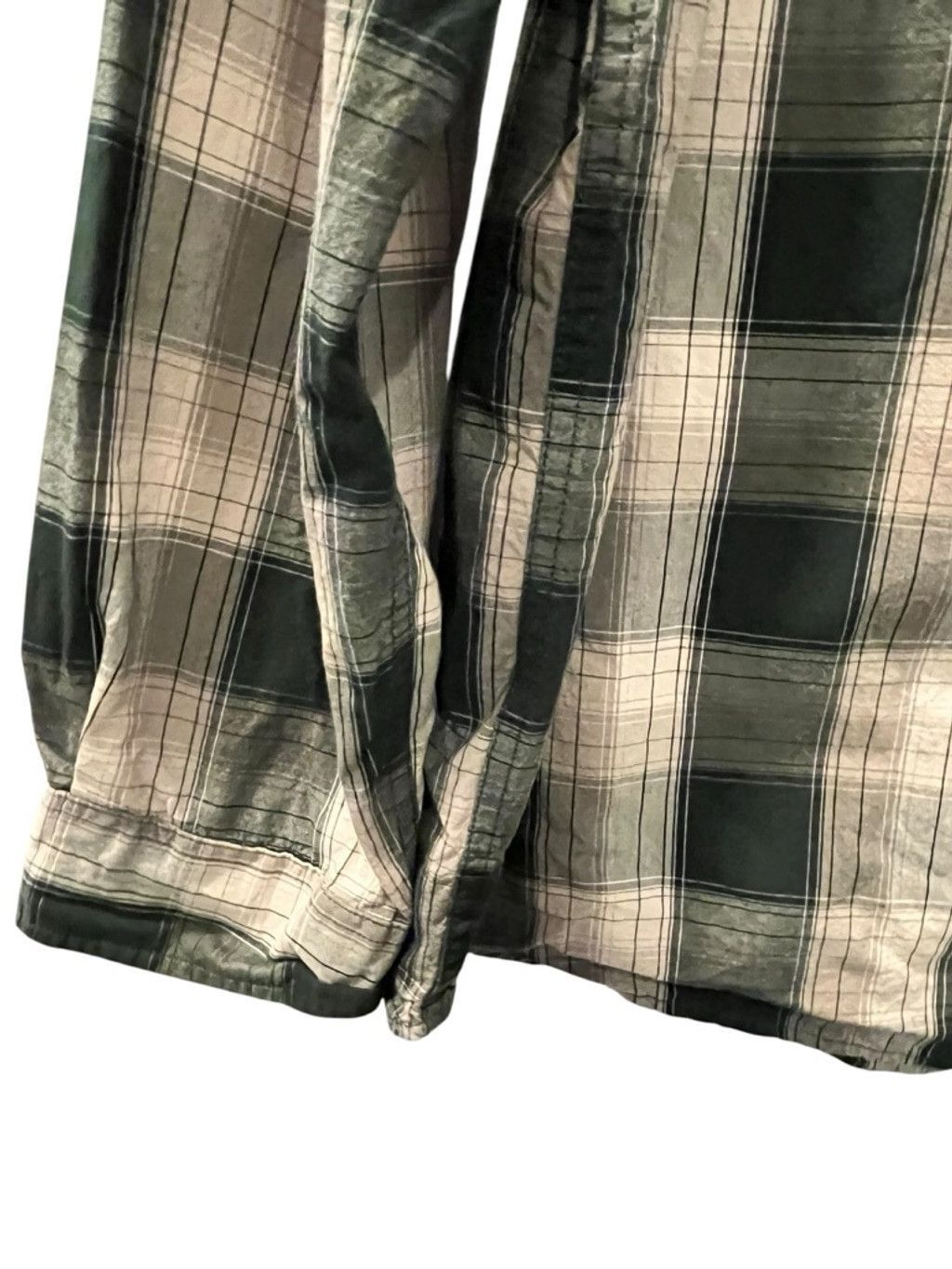 Carhartt Carhartt Relaxed Fit XL Green Gray Plaid Button Down Shirt Size US XL / EU 56 / 4 - 5 Thumbnail