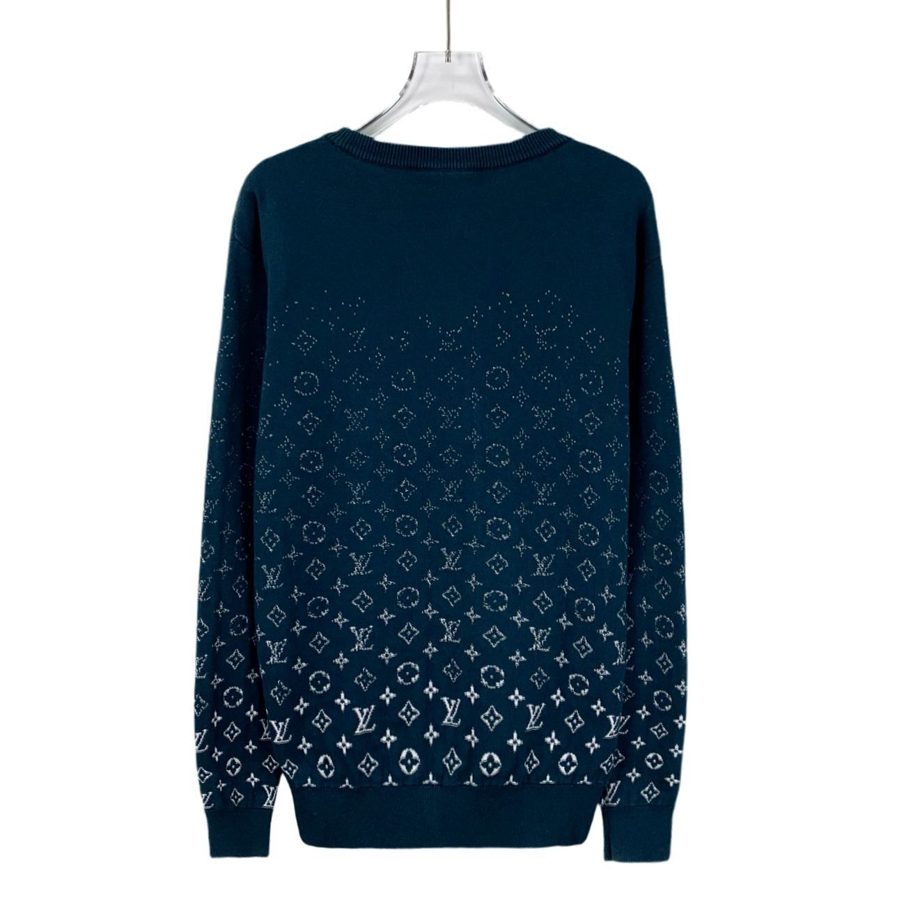 Louis Vuitton Louis Vuitton Deep Blue Logo Embossed Cotton Round-Neck Long Size US S / EU 44-46 / 1 - 7 Thumbnail