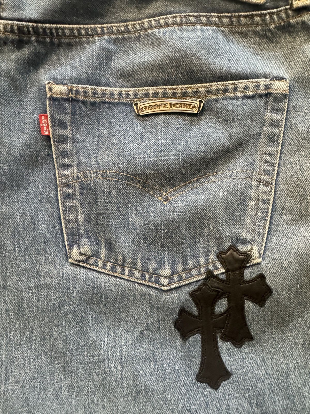 Chrome Hearts × Gallery Dept. 1 Of 1 Chrome Hearts x Gallery Dept Jeans Size US 42 / EU 58 - 7 Thumbnail