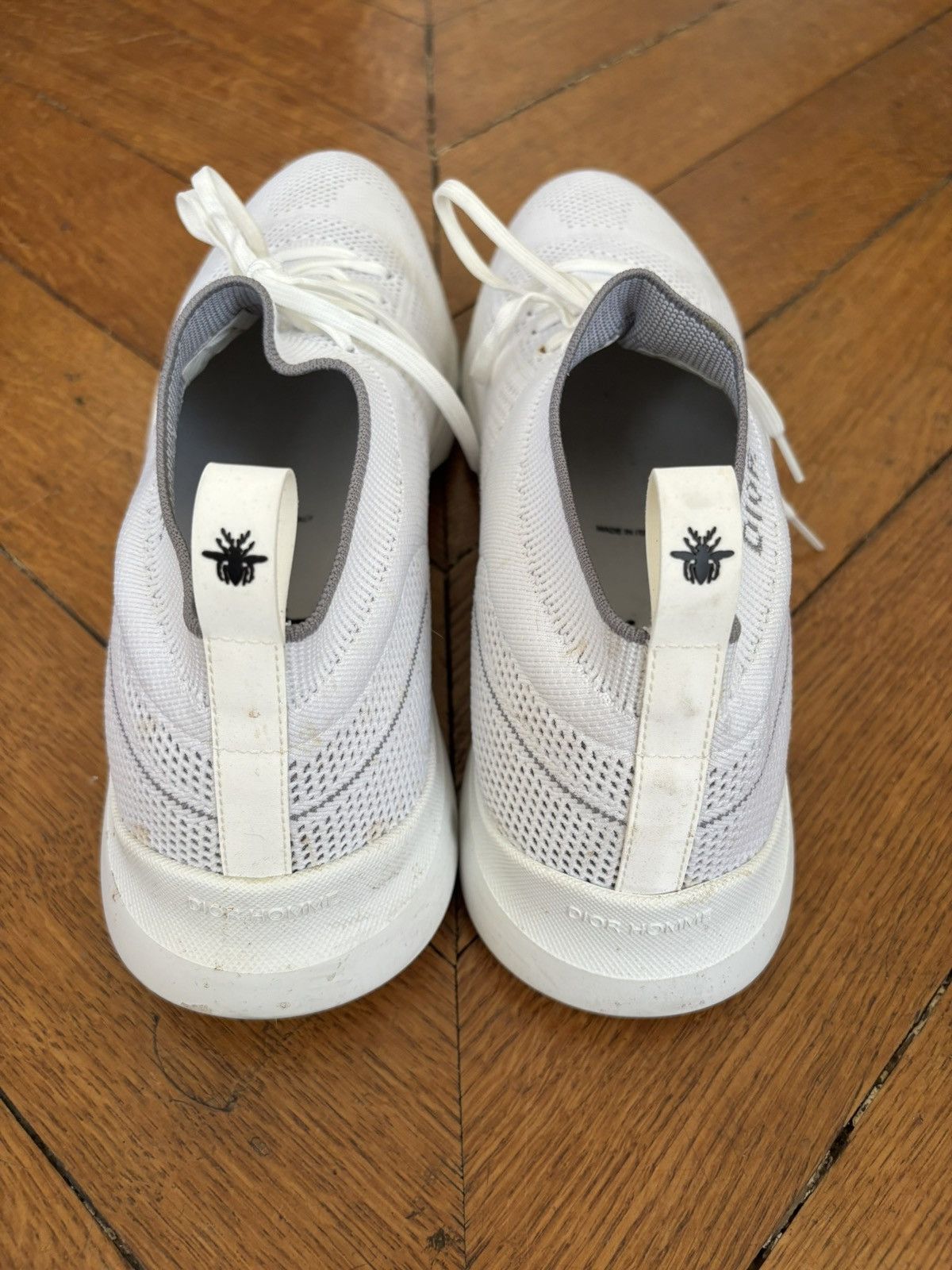 Dior Dior B21 Knit Sneakers – White (EU 45 / US 12) Size US 12 / EU 45 - 8 Thumbnail