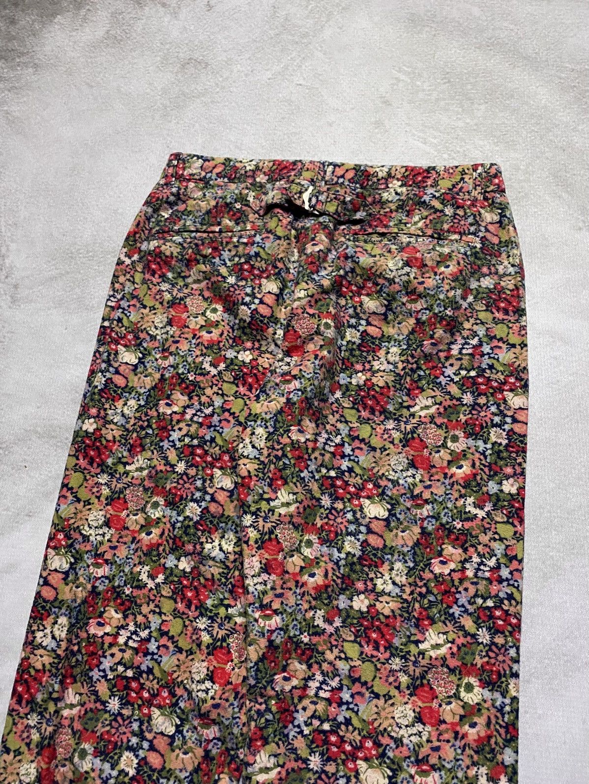 Beams Plus Beams Boy Floral Pants Size 27" / US 4 / IT 40 - 7 Thumbnail