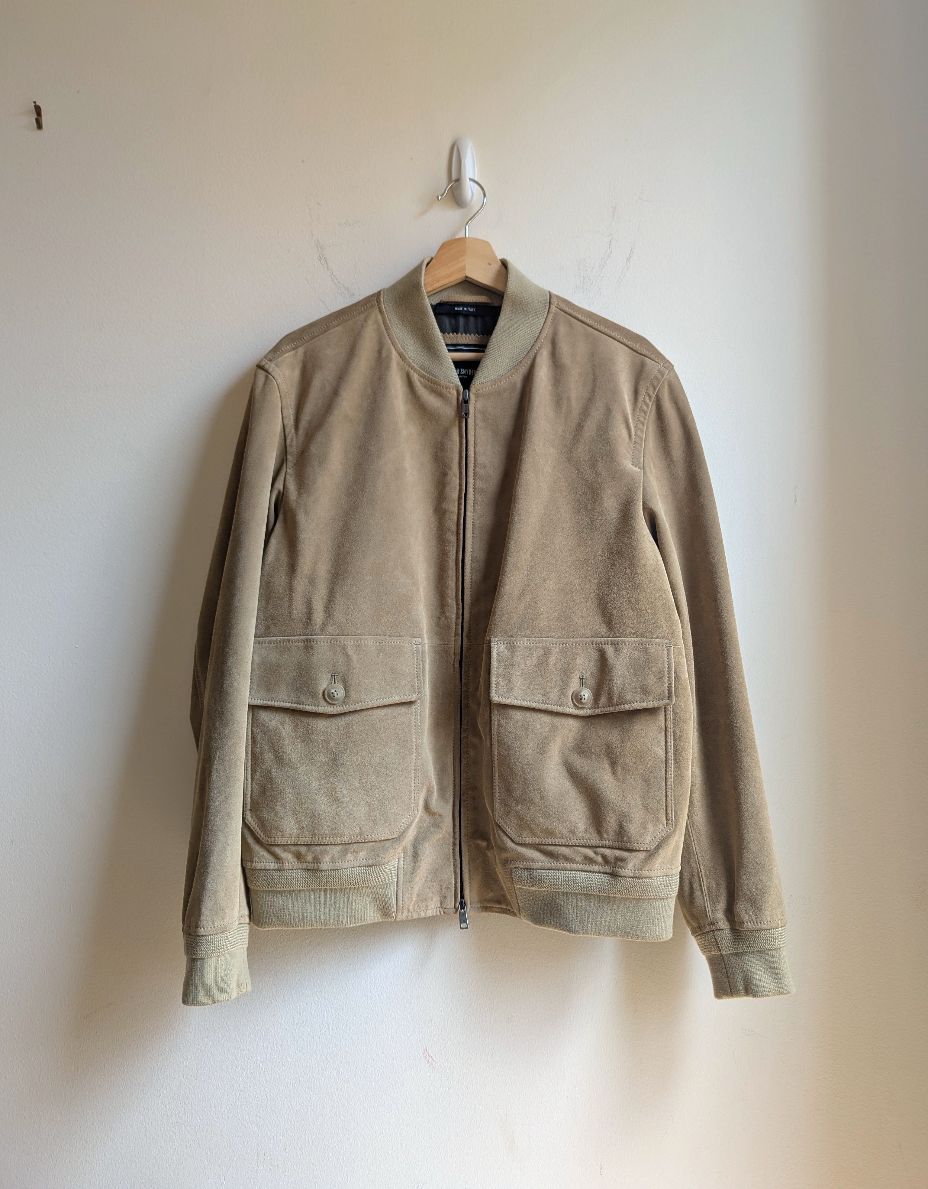 Todd Snyder Italian Suede Bomber Jacket Size US M / EU 48-50 / 2 - 4 Thumbnail