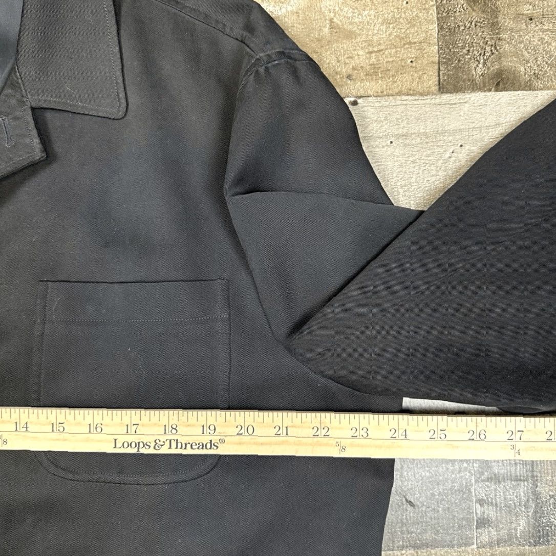 Tommy Bahama Tommy Bahama Jacket Men M Silk Black Button Up Collared Pockets Overcoat Size US M / EU 48-50 / 2 - 5 Thumbnail