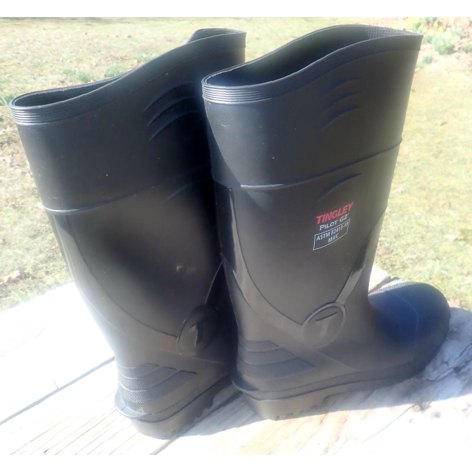Vintage VINTAGE Servus Steel Toe Rain Boots Men Size 7 Black Waterproof Rubber Safety Footwear Size US 7 / EU 40 - 5 Thumbnail