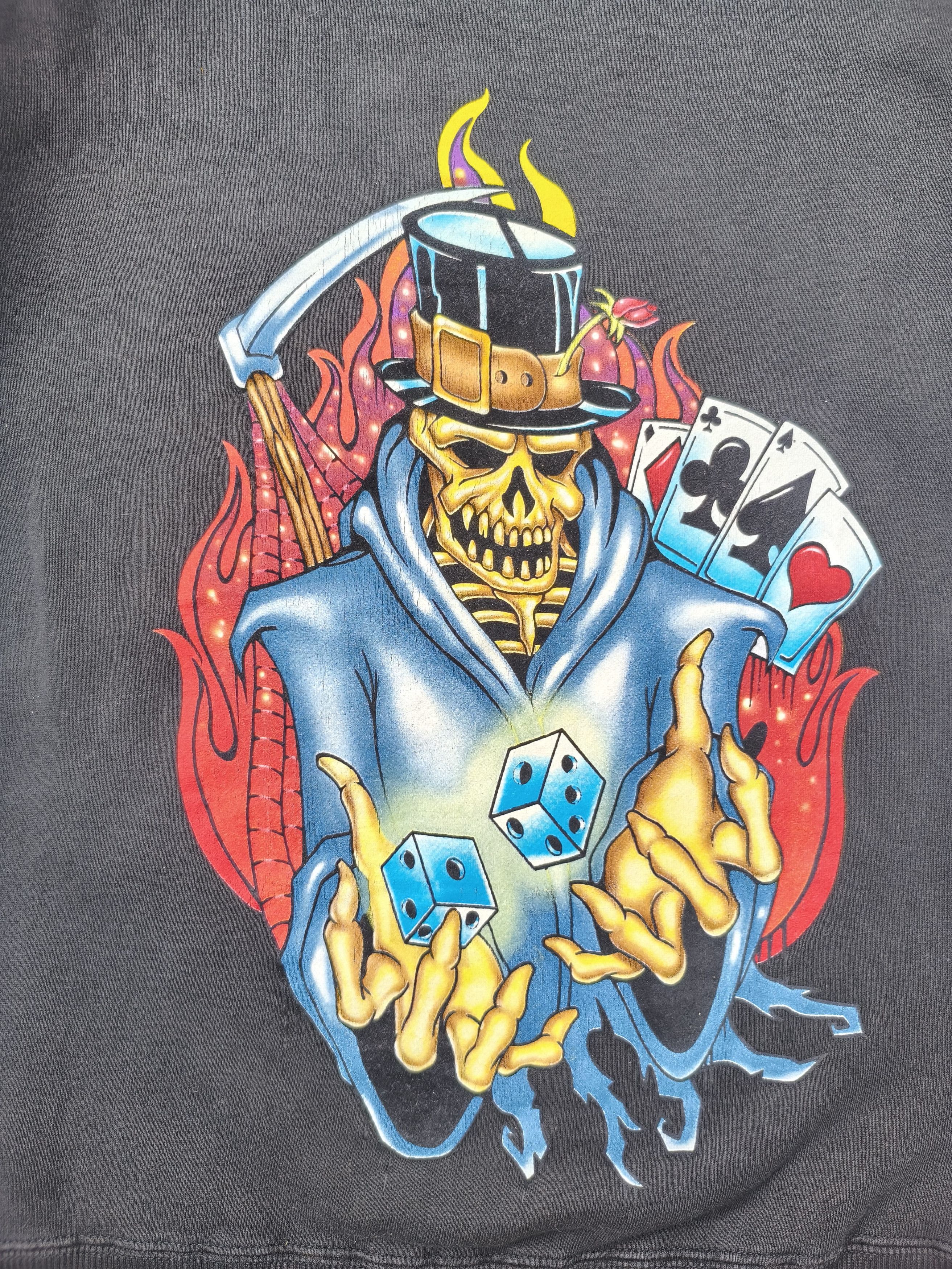 JNCO JNCO Grim Reaper Hoodie Size US XL / EU 56 / 4 - 5 Thumbnail