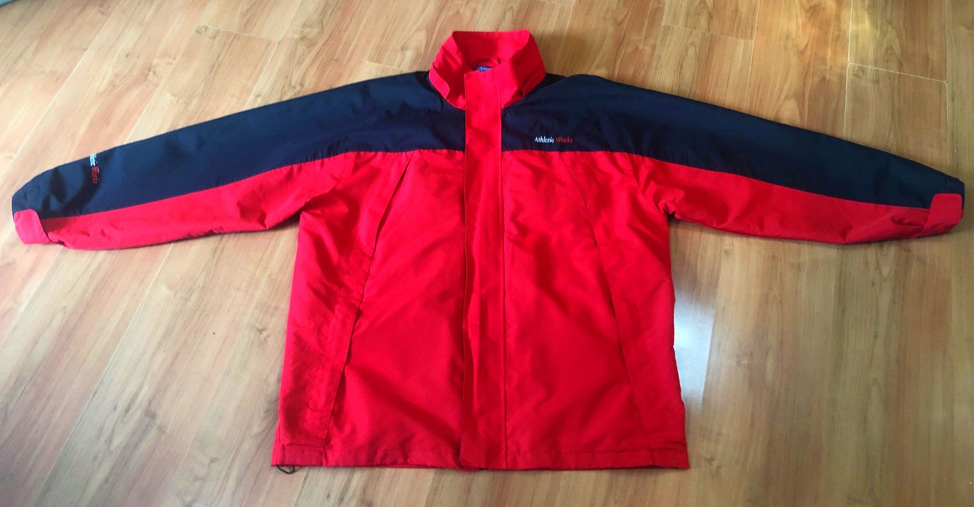 Image of Athletic Works XL Men's Sports Jacket in Red/Black