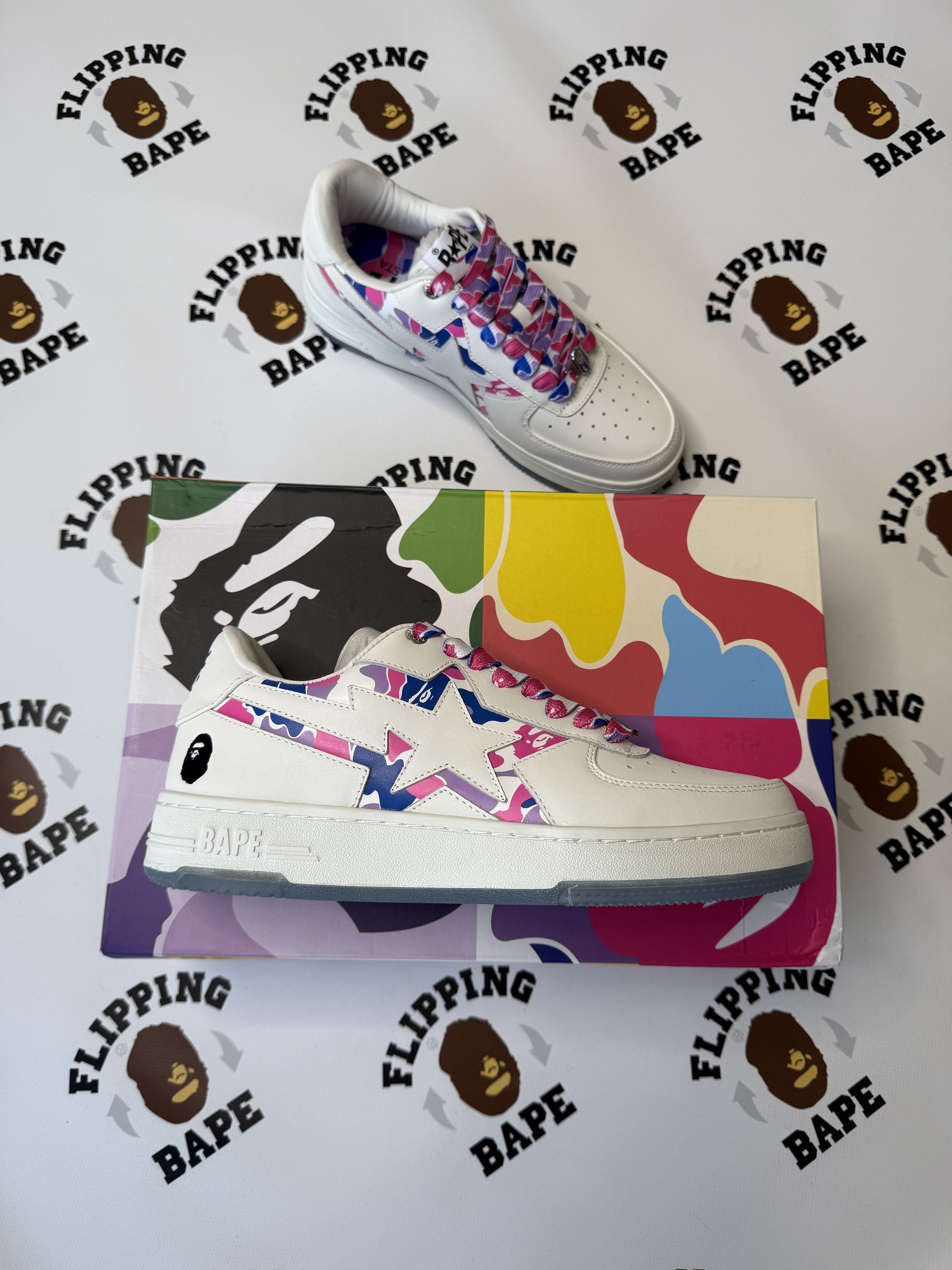 Bape BAPE STA ICON BAPE STORE GUANGZHOU Size US 8.5 / EU 41-42 - 1 Thumbnail