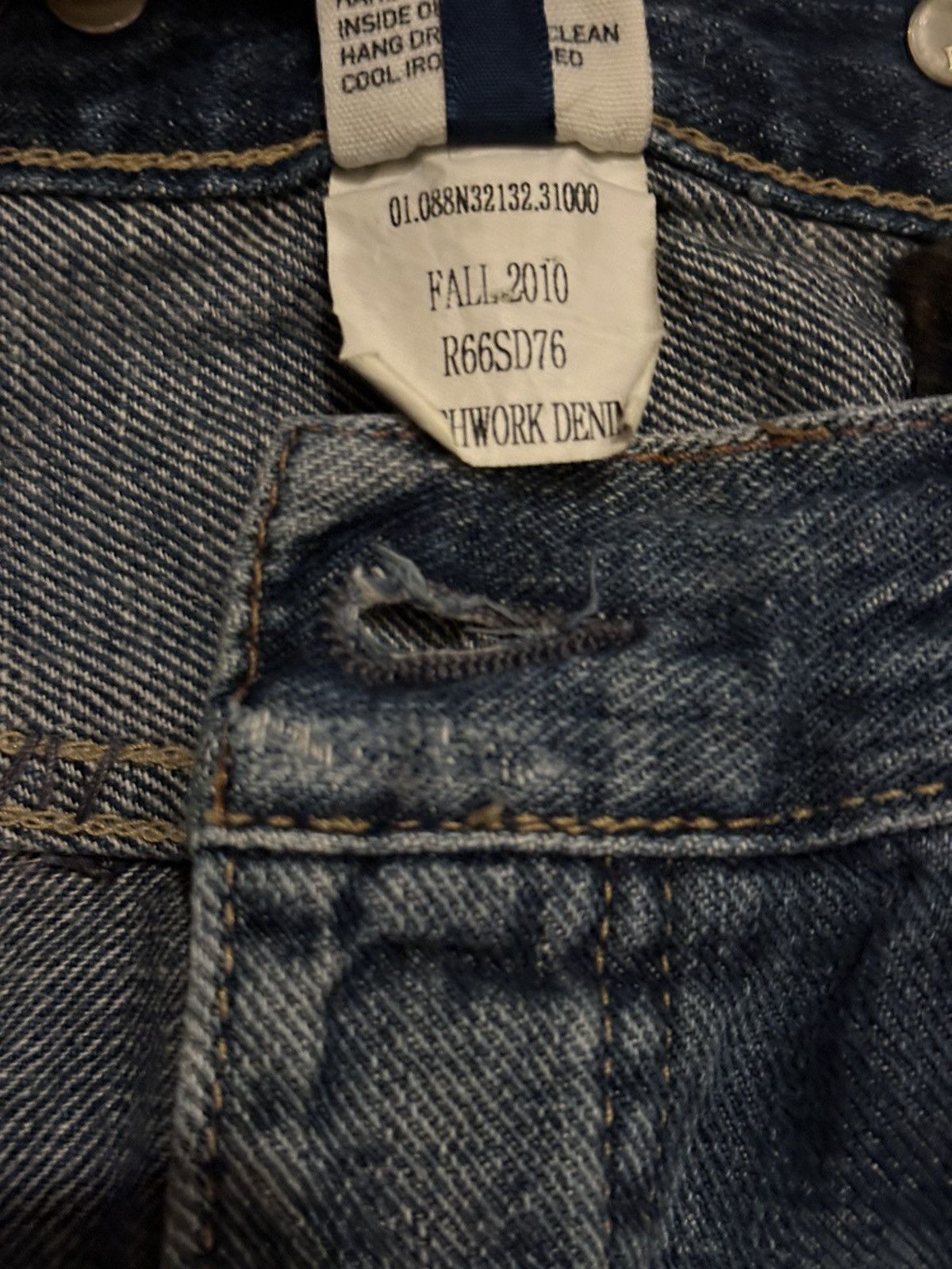CLOT × Polo Ralph Lauren Polo Ralph Lauren Patchwork Distressed Jeans Size US 32 / EU 48 - 7 Thumbnail
