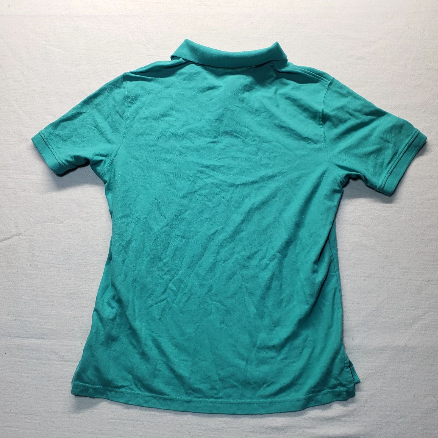 Vintage Saddlebred Polo Shirt Solid Light Blue Blue Polo Tee Shirt Short Sleeve Adult Men's L Large Size US L / EU 52-54 / 3 - 7 Thumbnail