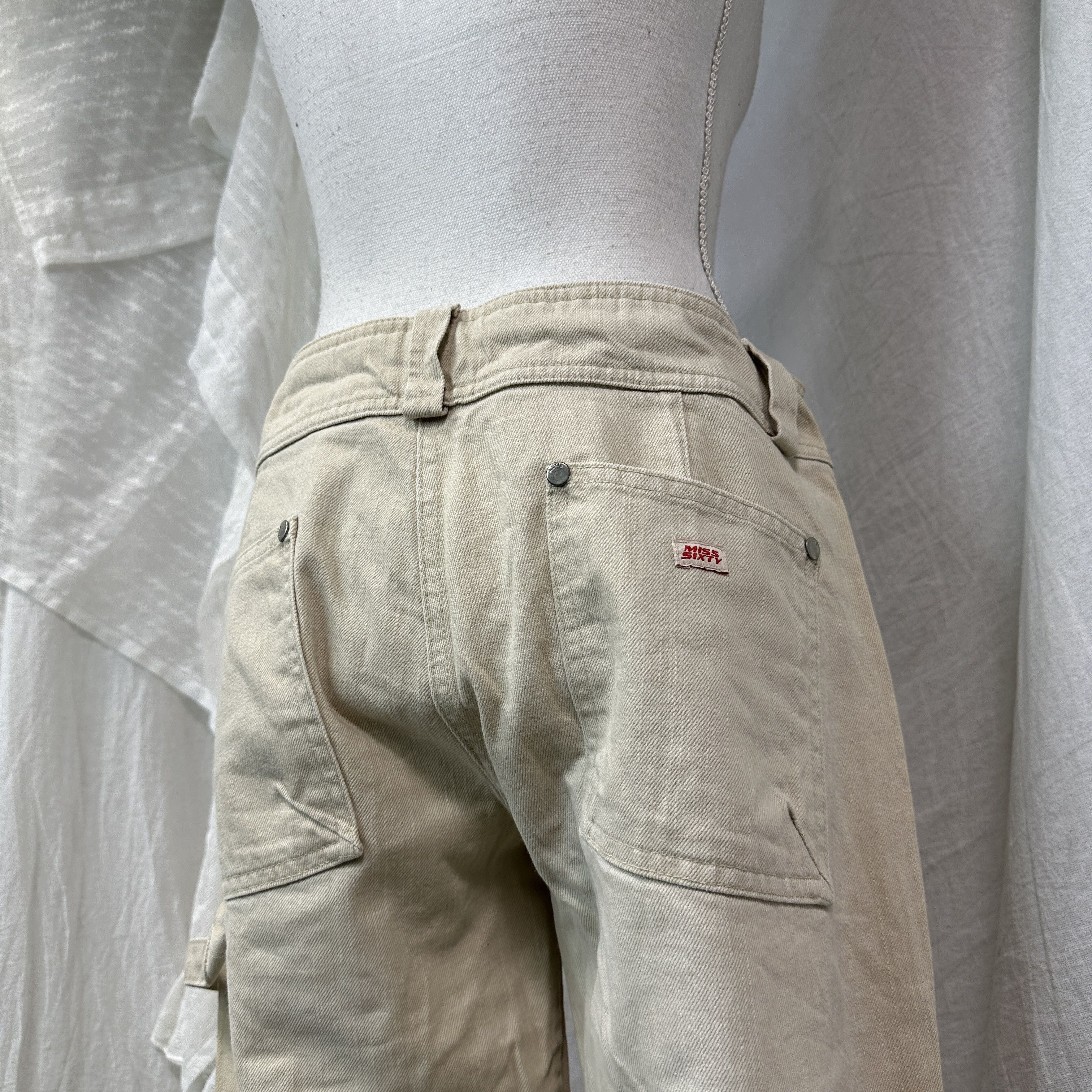 Miss Sixty Vintage Avant Garde Capri Miss Sixty Belted Pants 00s Size 30" / US 8 / IT 44 - 6 Thumbnail