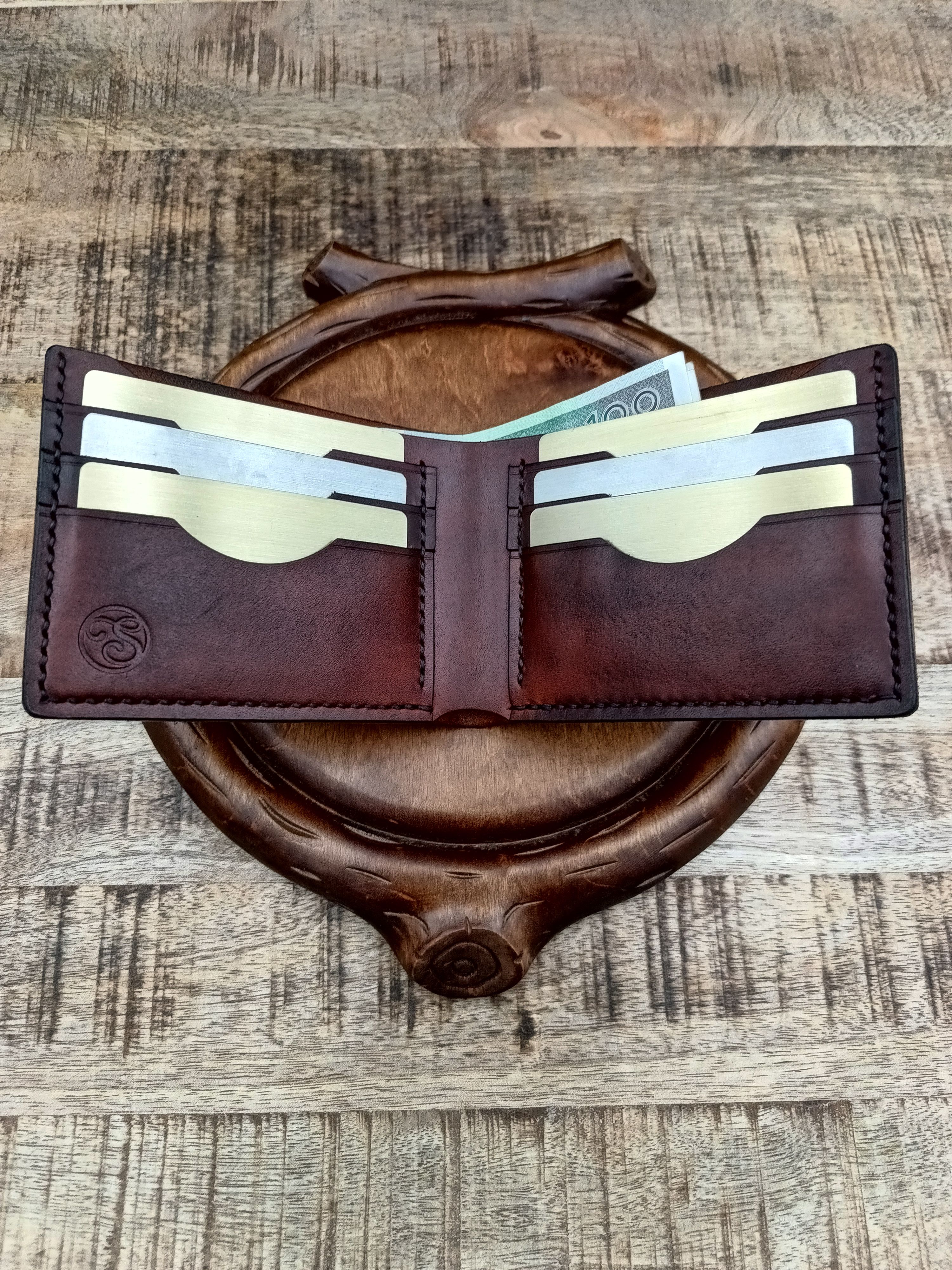 Other Handmade top grain leather wallet cardholder Size ONE SIZE - 3 Thumbnail