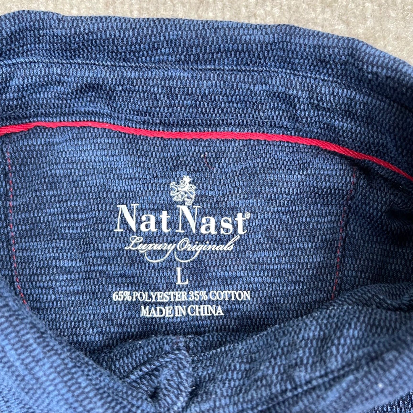 Nat Nast Nat Nast Polo Shirt Blue Short Sleeve Mens L Golf Preppy Luxury Originals Size US L / EU 52-54 / 3 - 3 Thumbnail