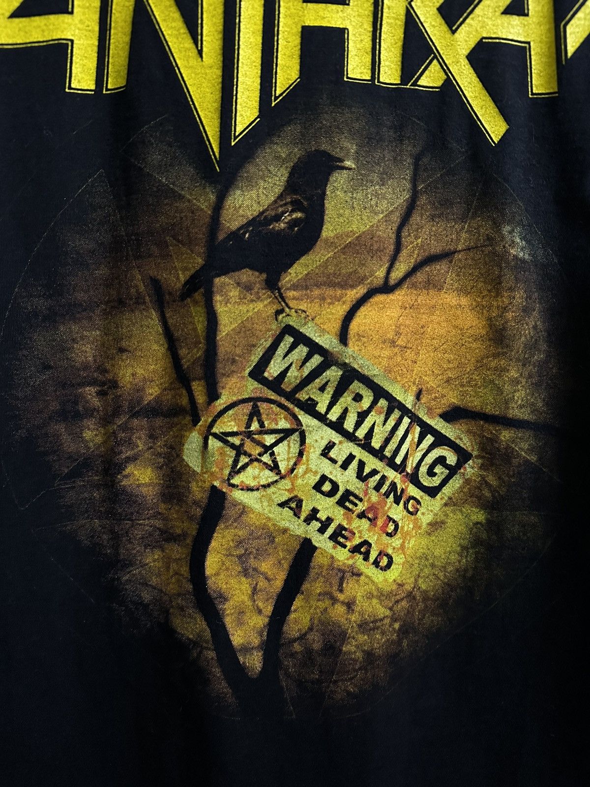 Band Tees Rare Vintage T-Shirt ANTHRAX 2013 AMONG THE LIVING DEAD Size US L / EU 52-54 / 3 - 7 Thumbnail