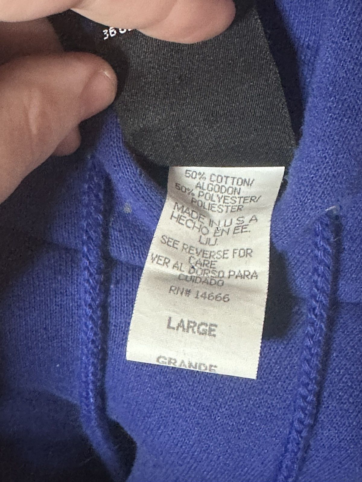 JCPenney Vintage 90s USA Olympics Blank Hoodie Large - JC Penney Size US L / EU 52-54 / 3 - 4 Thumbnail