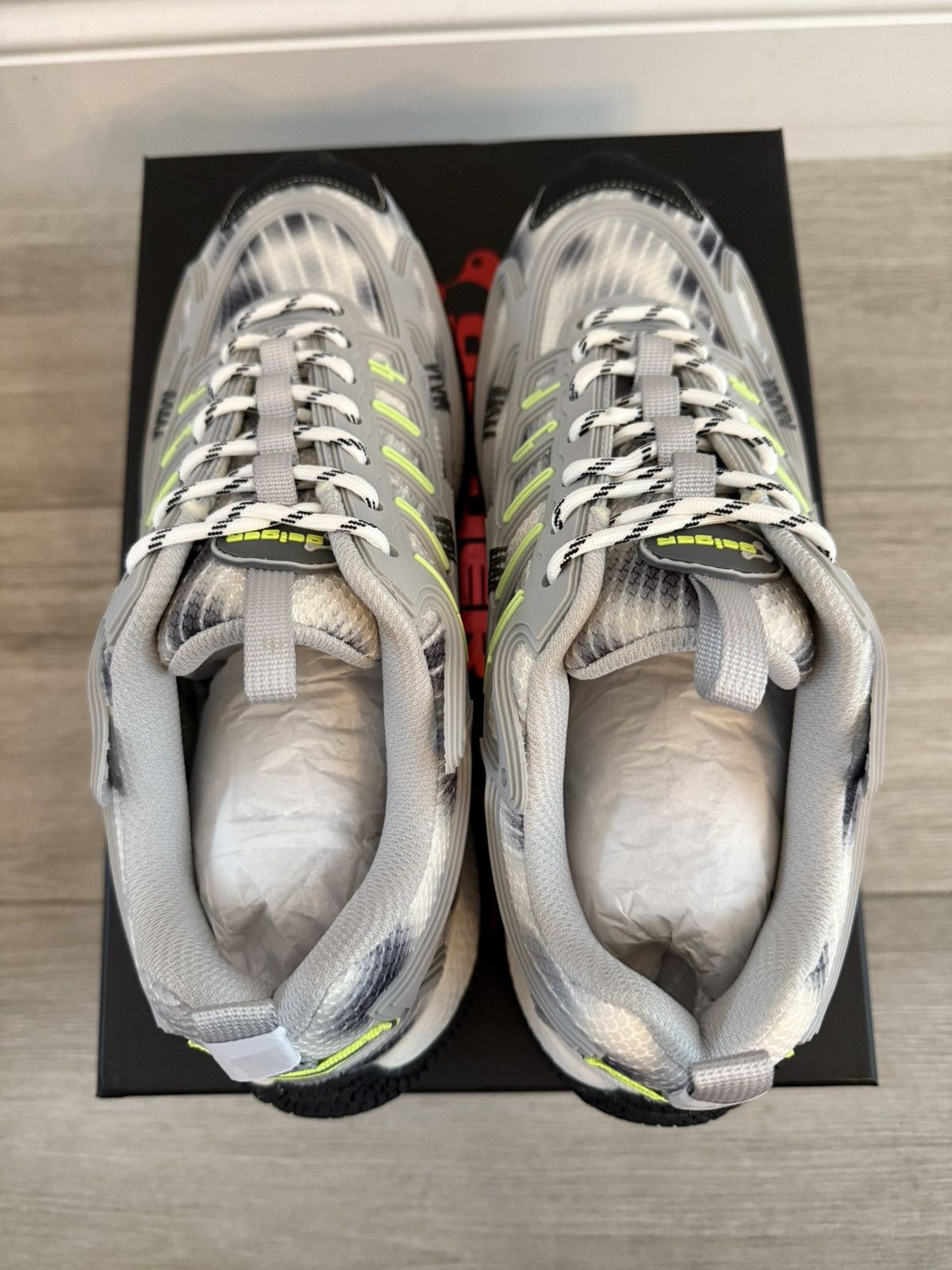 John Geiger JG John Geiger 004 GITD Grey Black Glow in the Dark Sz 12 Size US 12 / EU 45 - 6 Thumbnail
