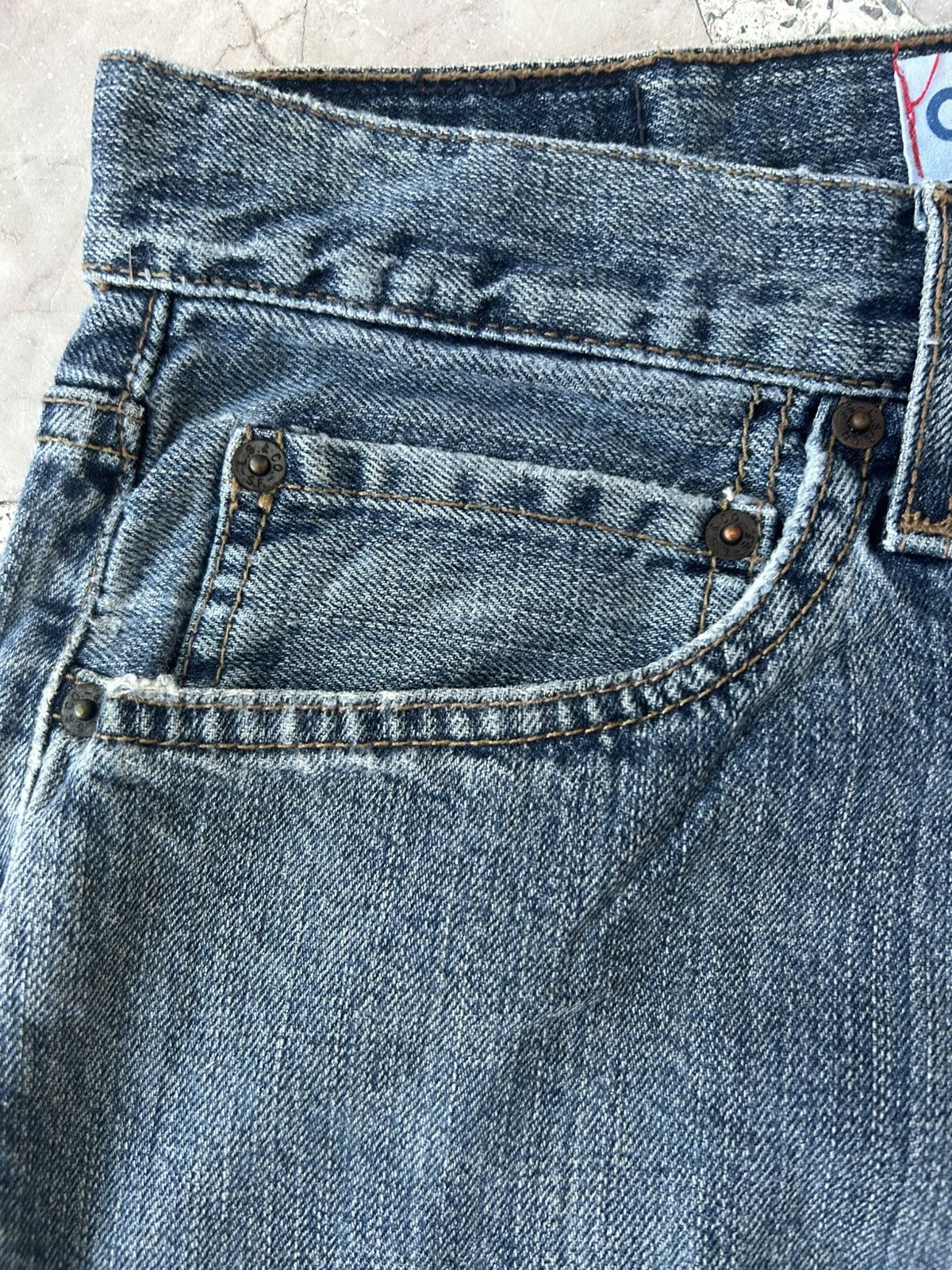 Levi's denizen Levis 285 Relaxed Fit Distress Denim Size US 33 - 5 Thumbnail