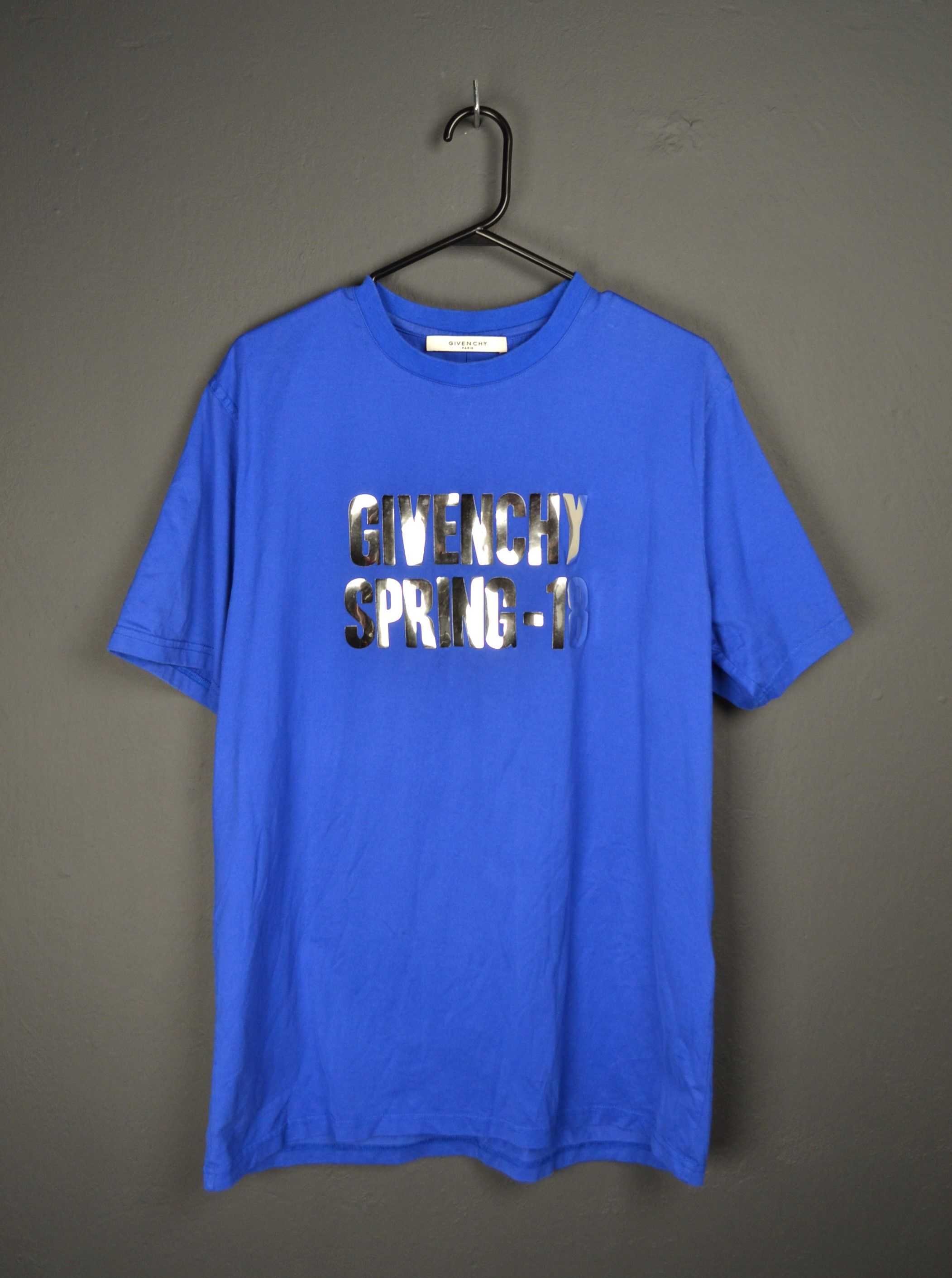 Givenchy S/S 2018 Blue T-shirt M