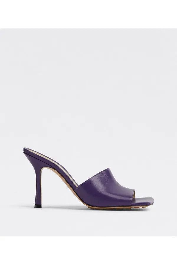image of Bottega Veneta O1Loc1C0324 610538 Stretch Mule Shoess In Purple Shoes, Women's (Size 9)