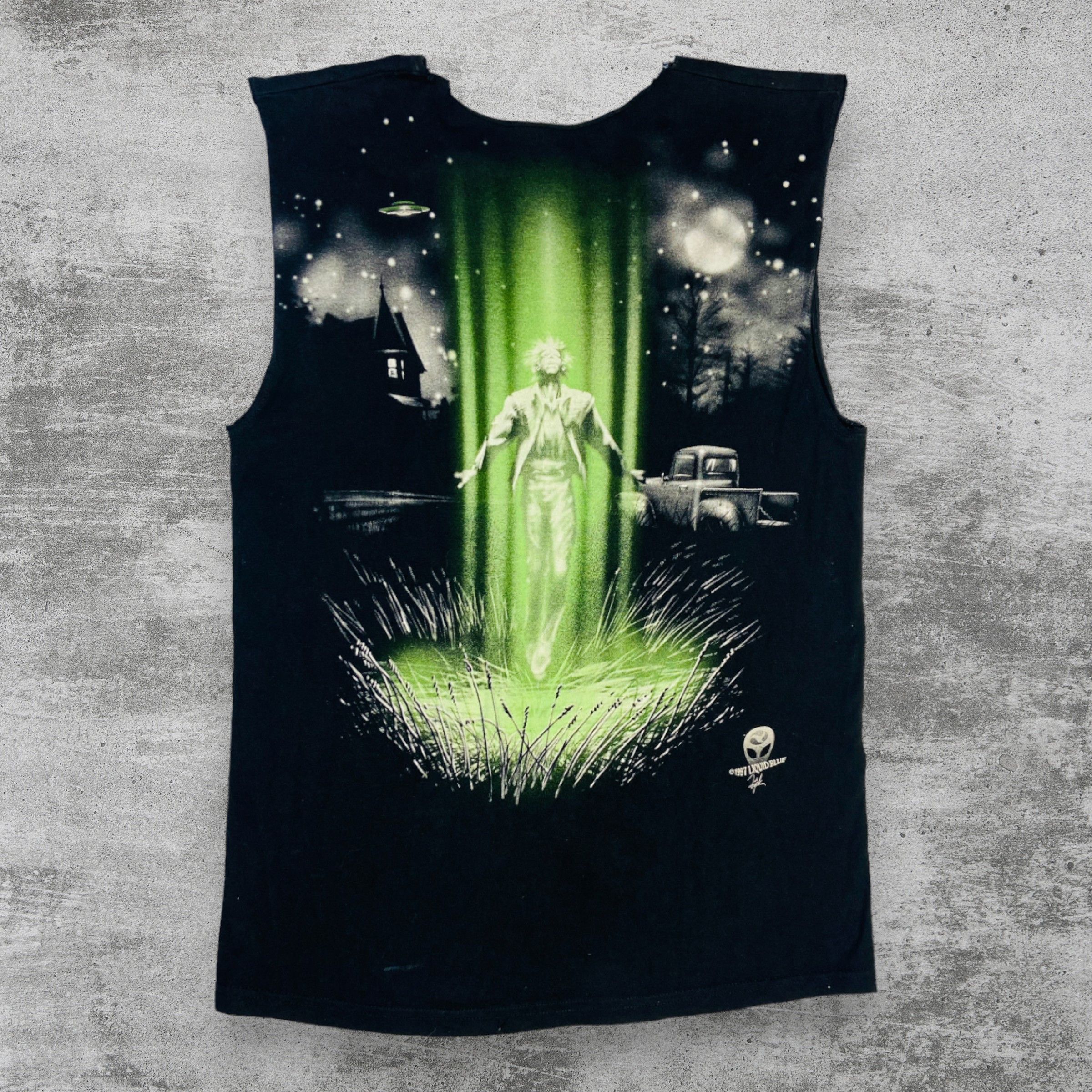 Liquid Blue 1997 LIQUID BLUE GLOW IN THE DARK TANK TOP - № 49 Size US L / EU 52-54 / 3 - 2 Thumbnail