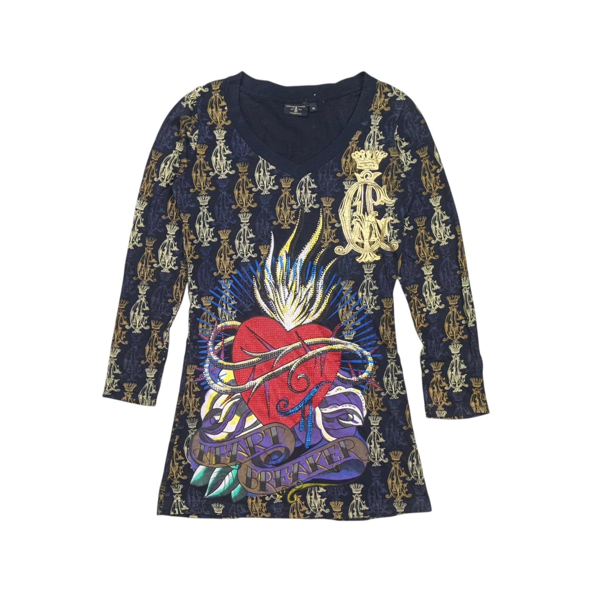 Christian Audigier Christian Audigier heart breaker long sleeve Size M / US 6-8 / IT 42-44 - 1 Thumbnail
