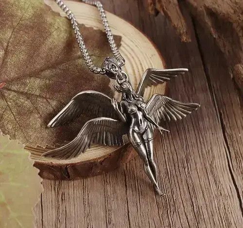 Other Exquisite Four Winged Angel Pendant Necklaces Size ONE SIZE - 3 Thumbnail